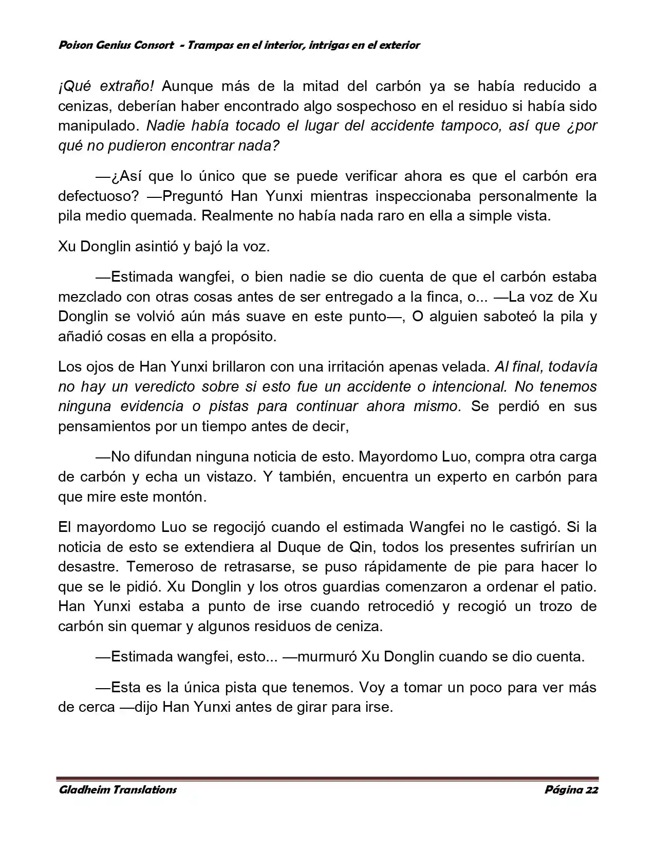 Poison Genious Consort (Novela) - Capítulo 357 - Página 22 - LectorTMOo