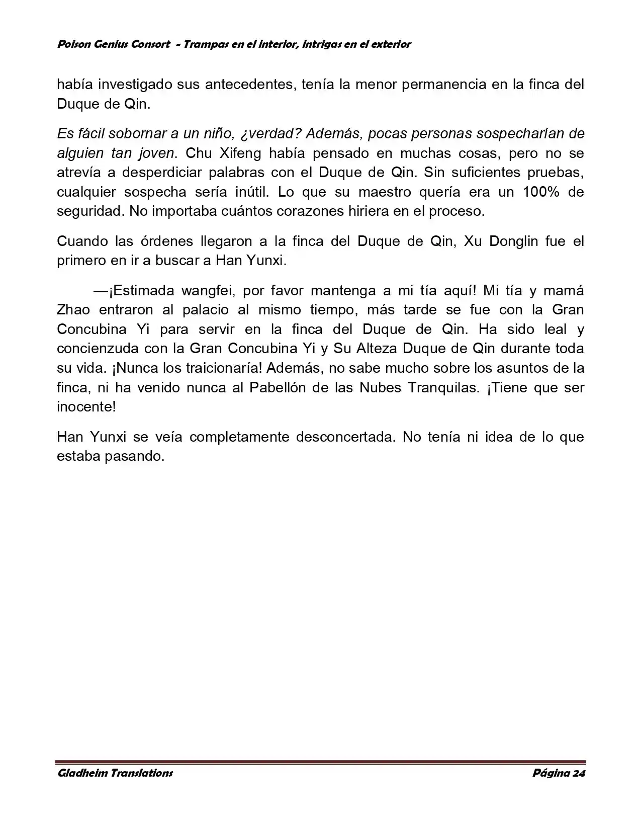 Poison Genious Consort (Novela) - Capítulo 357 - Página 24 - LectorTMOo