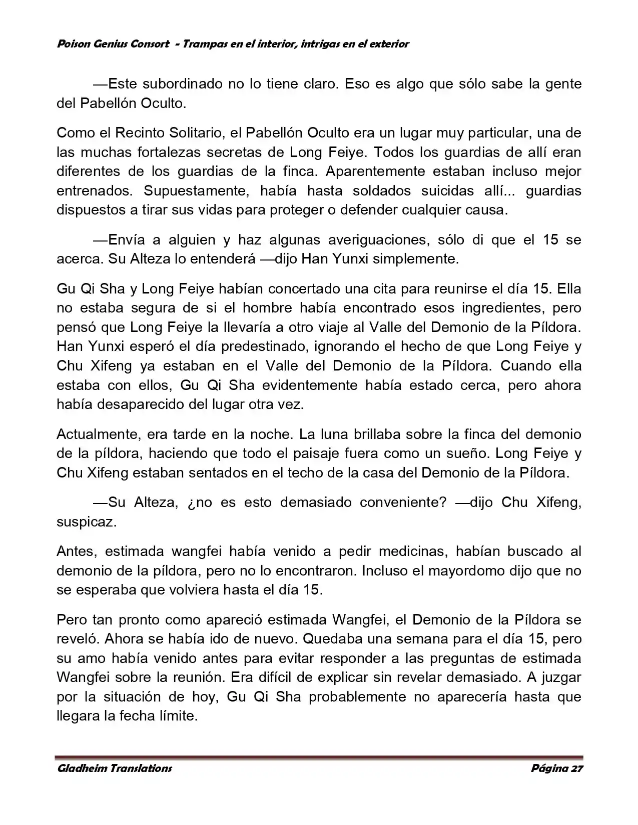 Poison Genious Consort (Novela) - Capítulo 357 - Página 27 - LectorTMOo