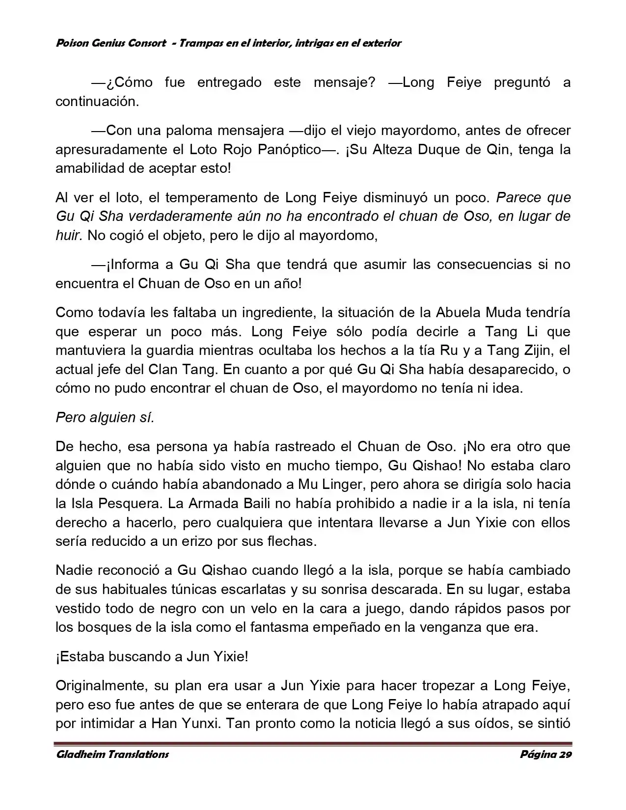 Poison Genious Consort (Novela) - Capítulo 357 - Página 29 - LectorTMOo