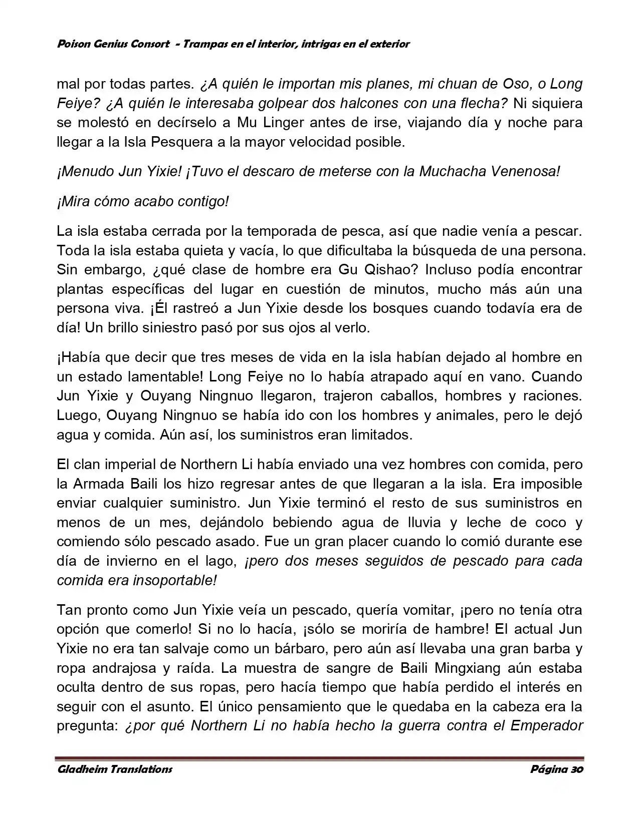 Poison Genious Consort (Novela) - Capítulo 357 - Página 30 - LectorTMOo