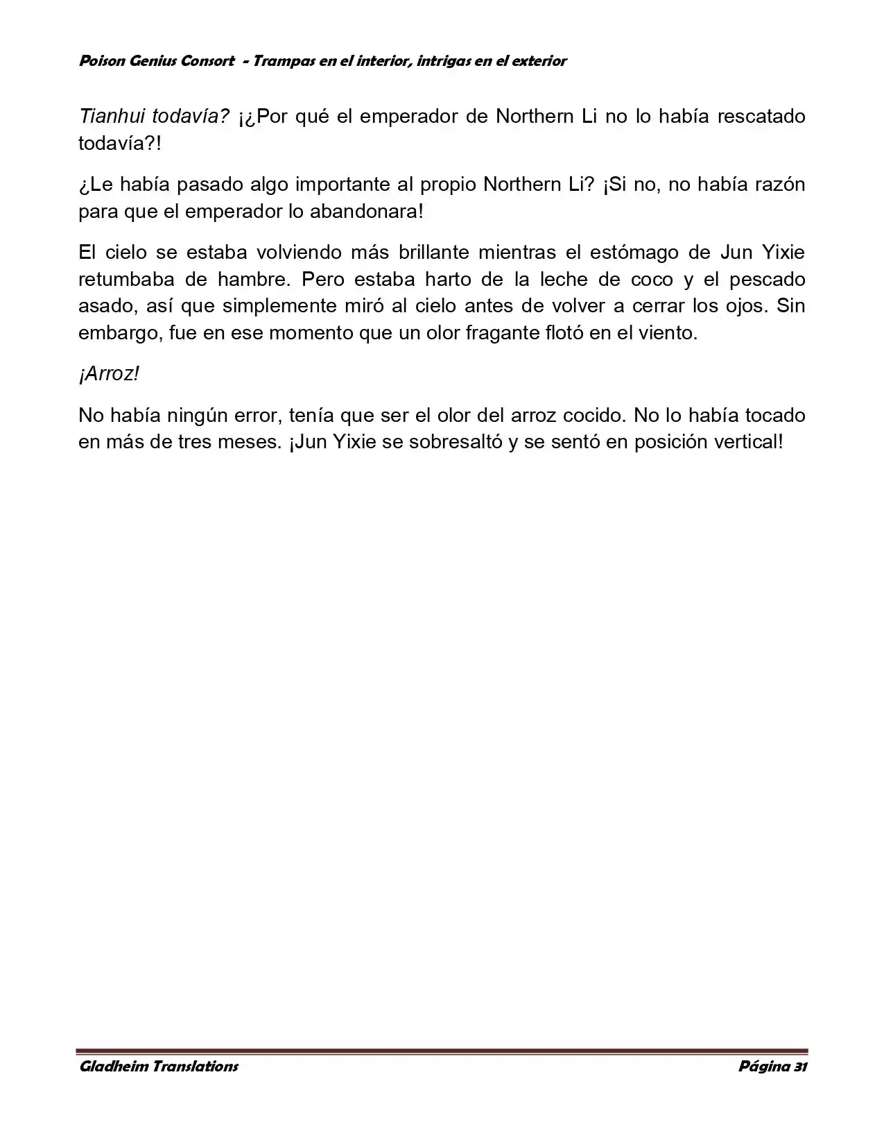 Poison Genious Consort (Novela) - Capítulo 357 - Página 31 - LectorTMOo