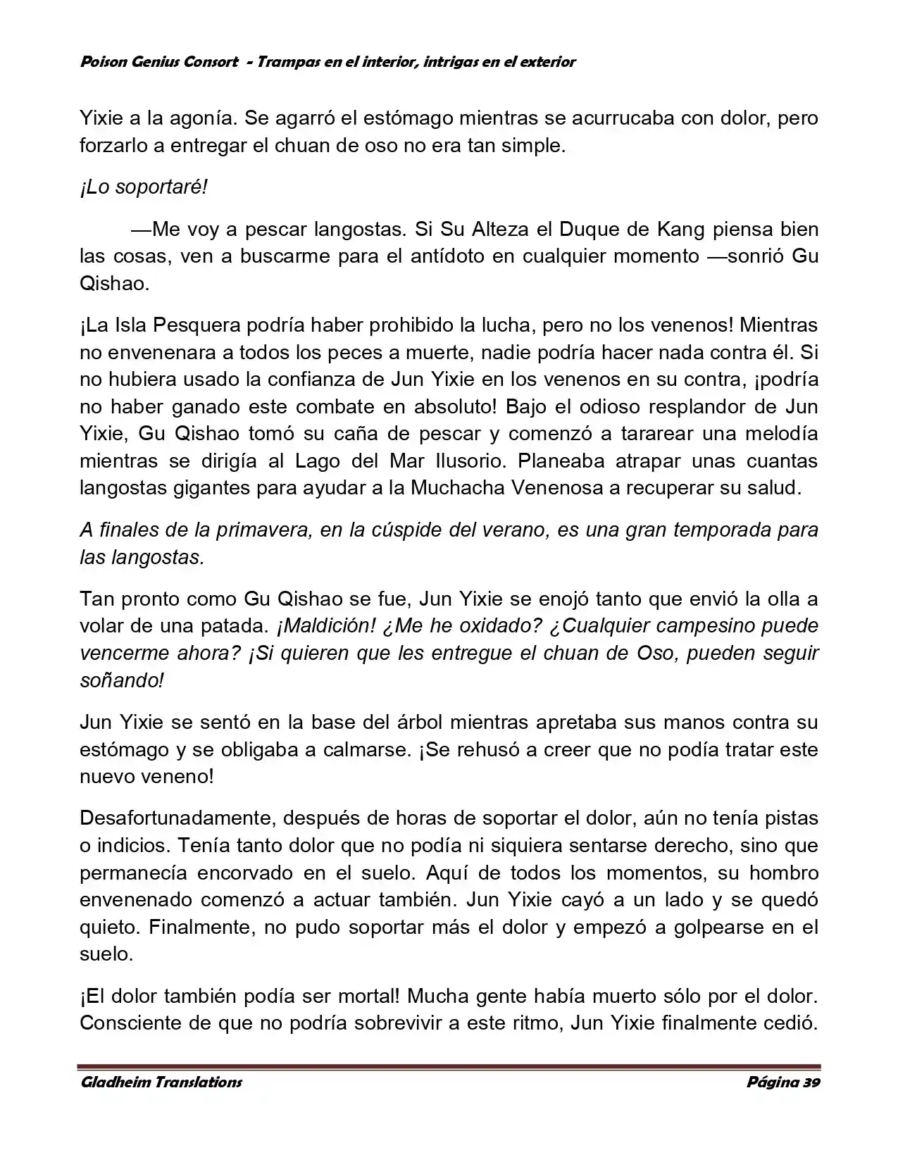 Poison Genious Consort (Novela) - Capítulo 357 - Página 39 - LectorTMOo