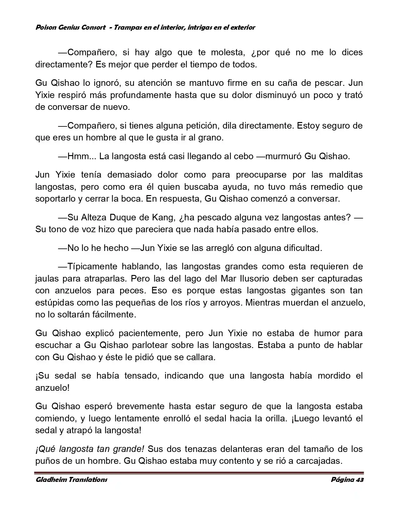 Poison Genious Consort (Novela) - Capítulo 357 - Página 43 - LectorTMOo