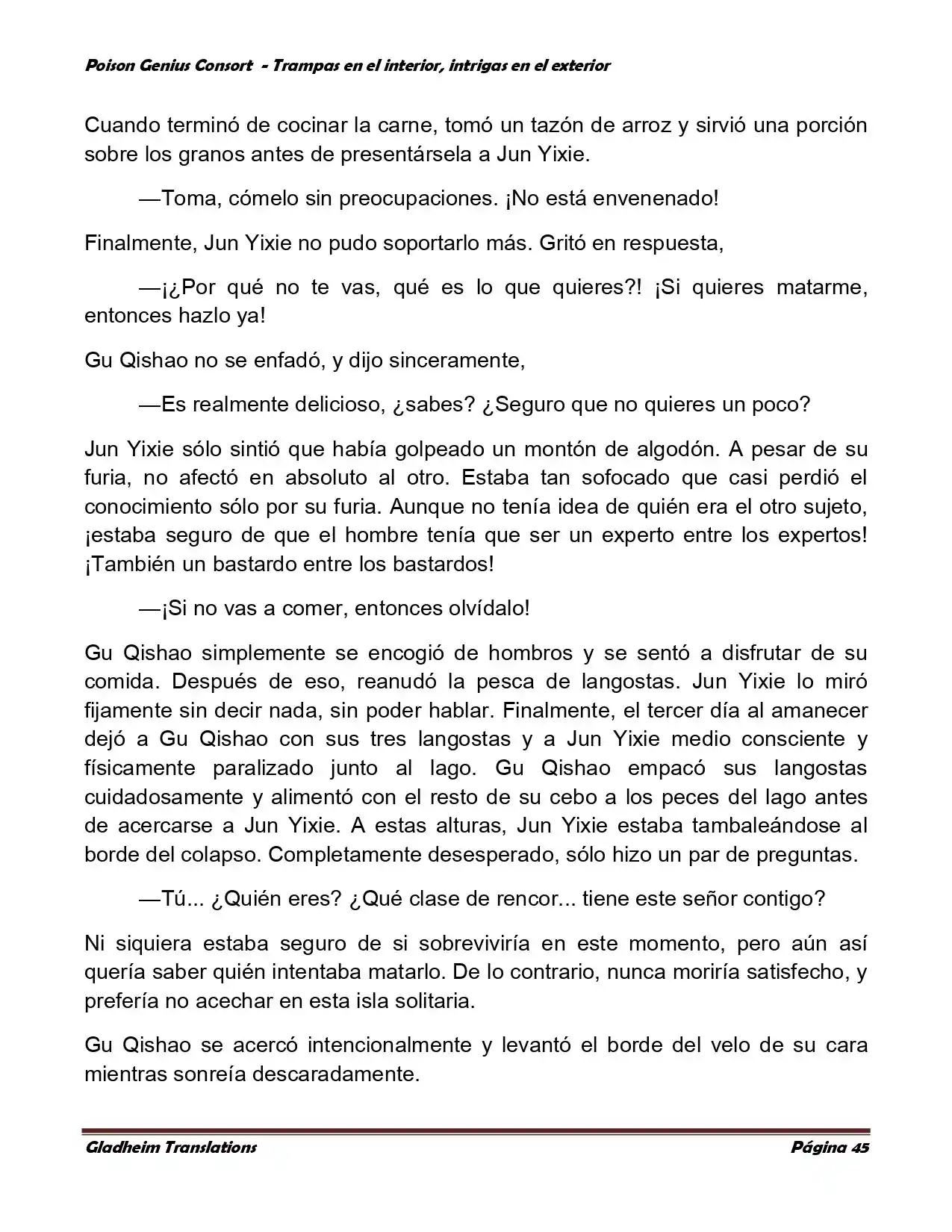 Poison Genious Consort (Novela) - Capítulo 357 - Página 45 - LectorTMOo
