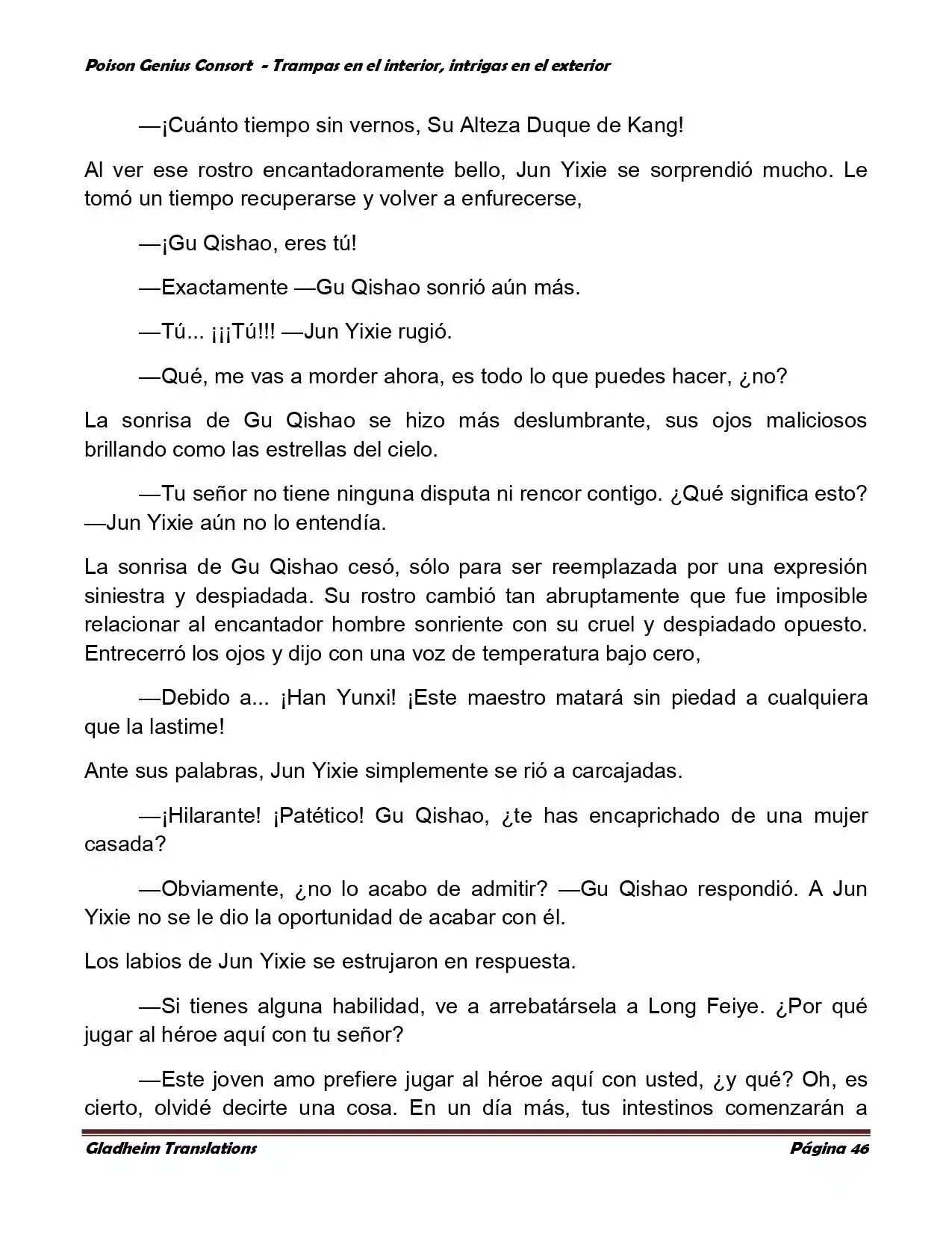 Poison Genious Consort (Novela) - Capítulo 357 - Página 46 - LectorTMOo