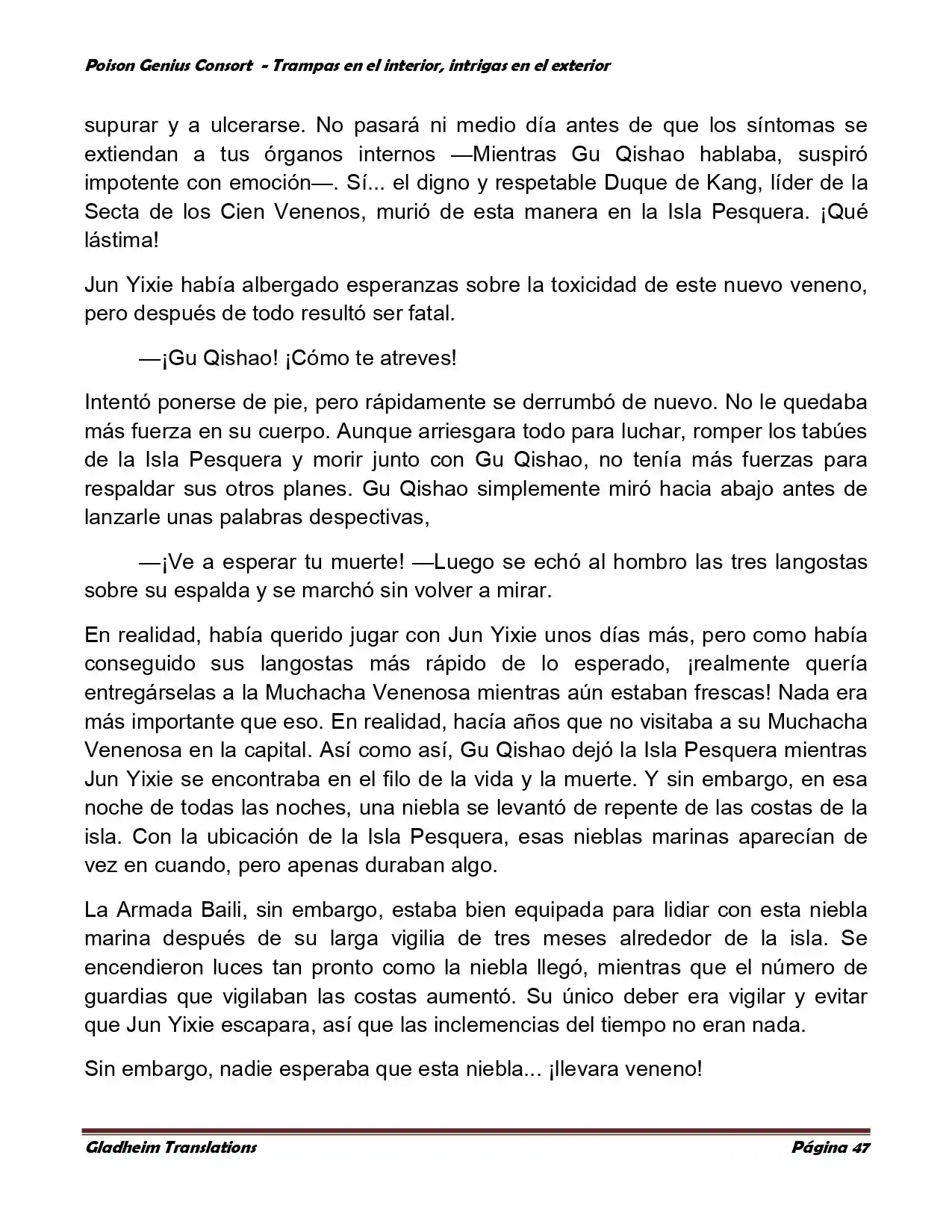 Poison Genious Consort (Novela) - Capítulo 357 - Página 47 - LectorTMOo