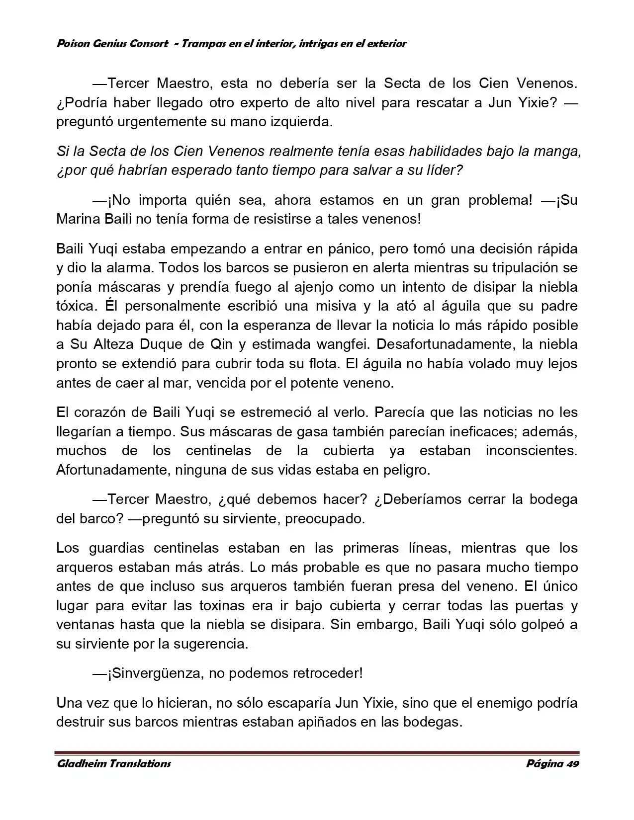 Poison Genious Consort (Novela) - Capítulo 357 - Página 49 - LectorTMOo