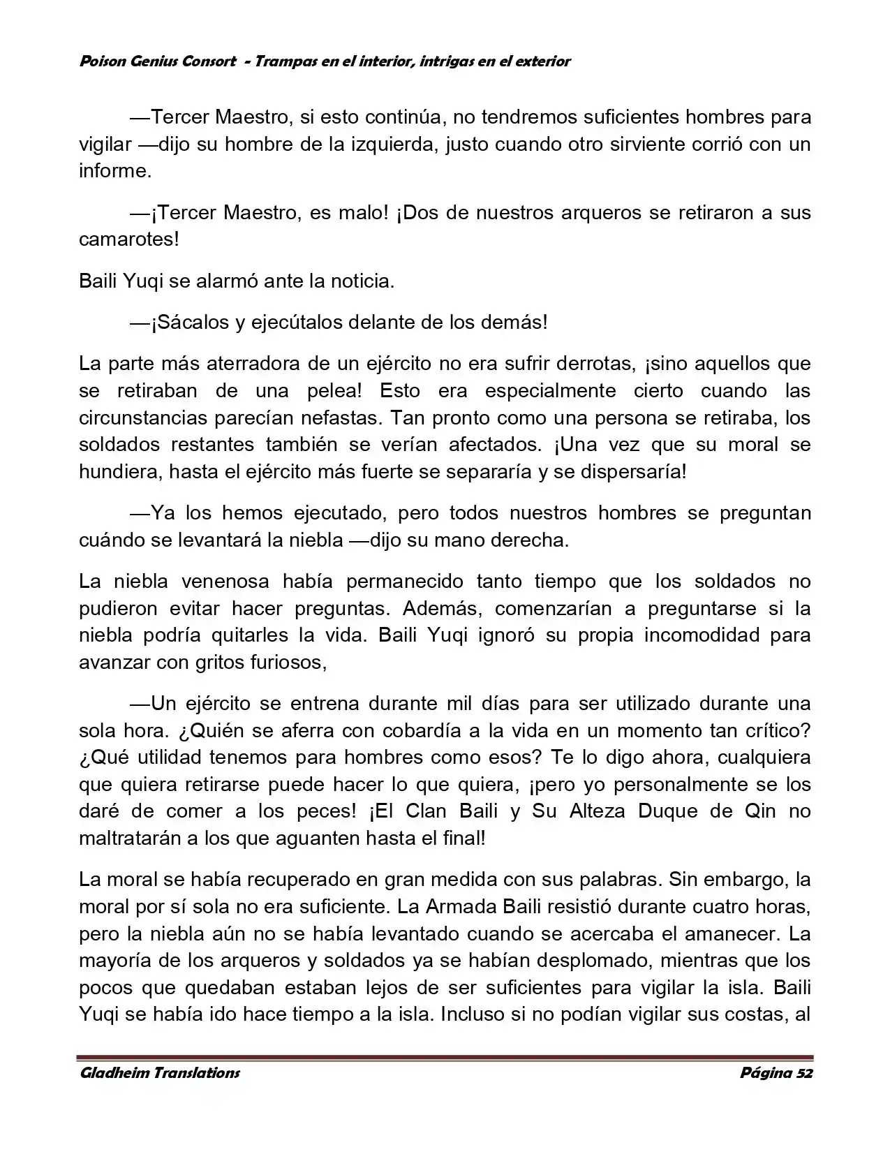 Poison Genious Consort (Novela) - Capítulo 357 - Página 52 - LectorTMOo