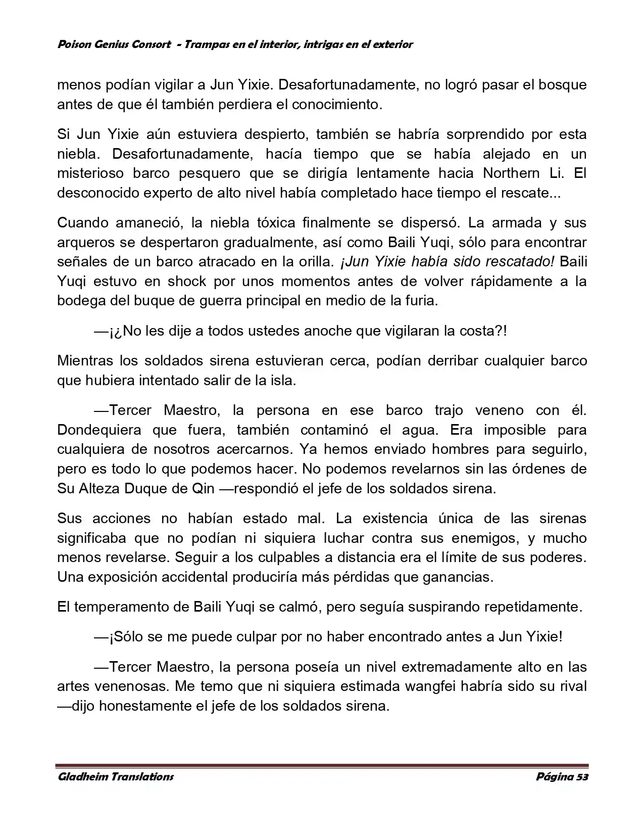Poison Genious Consort (Novela) - Capítulo 357 - Página 53 - LectorTMOo