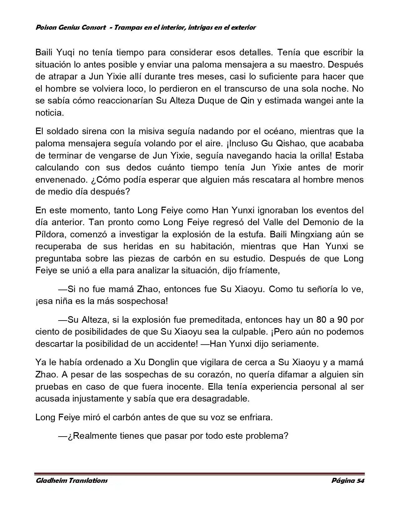 Poison Genious Consort (Novela) - Capítulo 357 - Página 54 - LectorTMOo