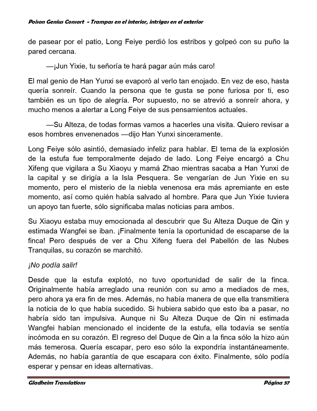Poison Genious Consort (Novela) - Capítulo 357 - Página 57 - LectorTMOo