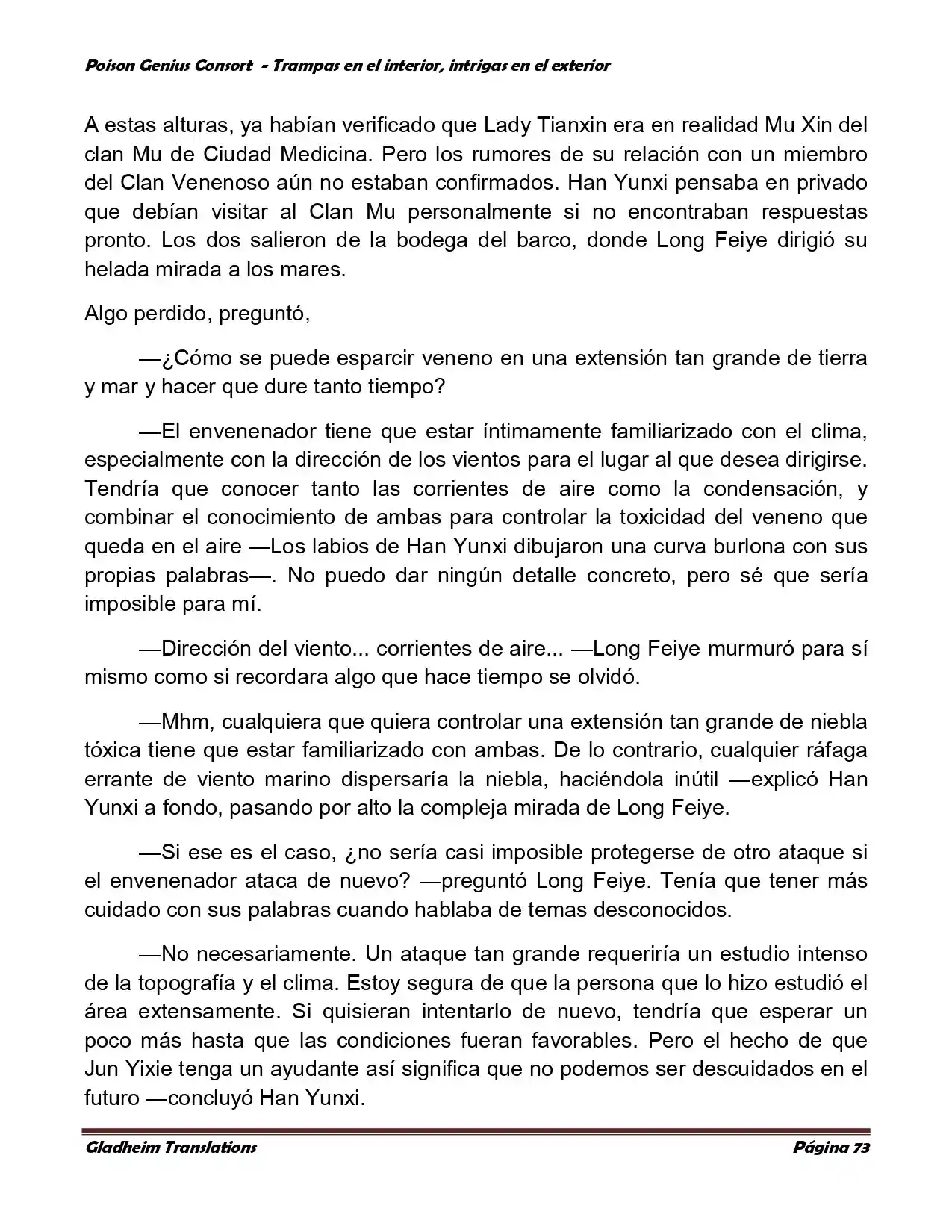 Poison Genious Consort (Novela) - Capítulo 357 - Página 73 - LectorTMOo