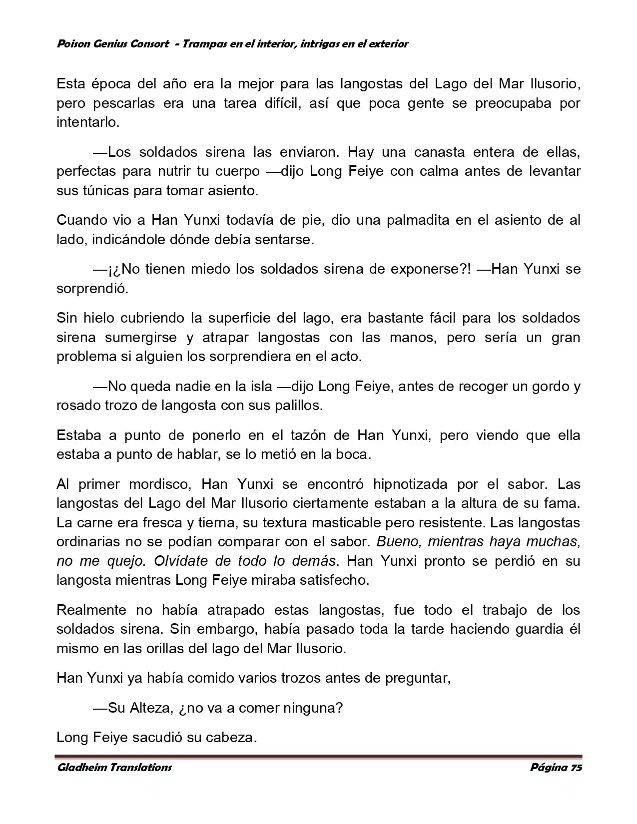 Poison Genious Consort (Novela) - Capítulo 357 - Página 75 - LectorTMOo