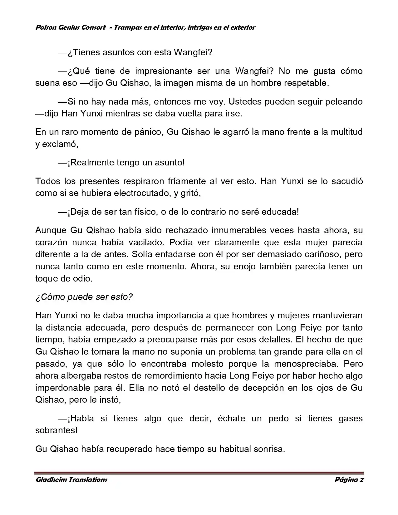 Poison Genious Consort (Novela) - Capítulo 358 - Página 2 - LectorTMOo