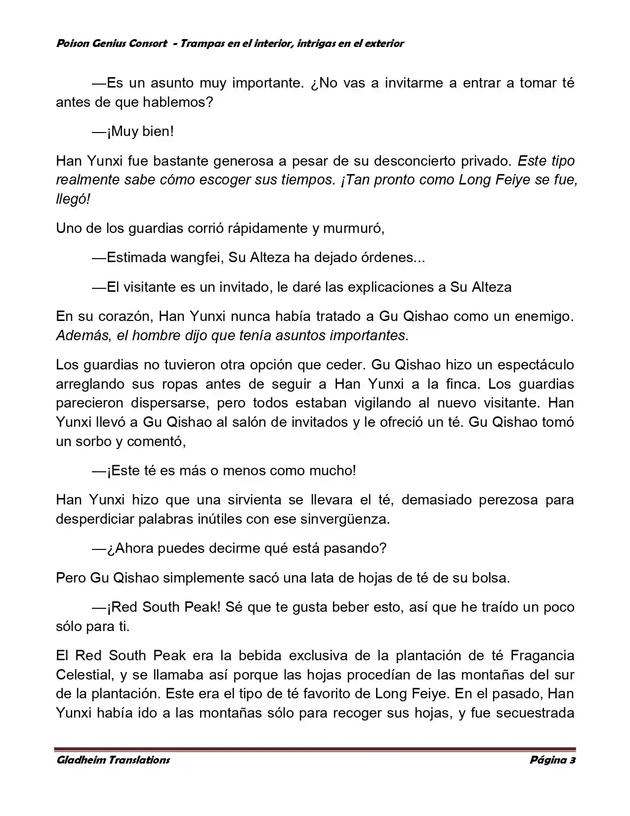 Poison Genious Consort (Novela) - Capítulo 358 - Página 3 - LectorTMOo