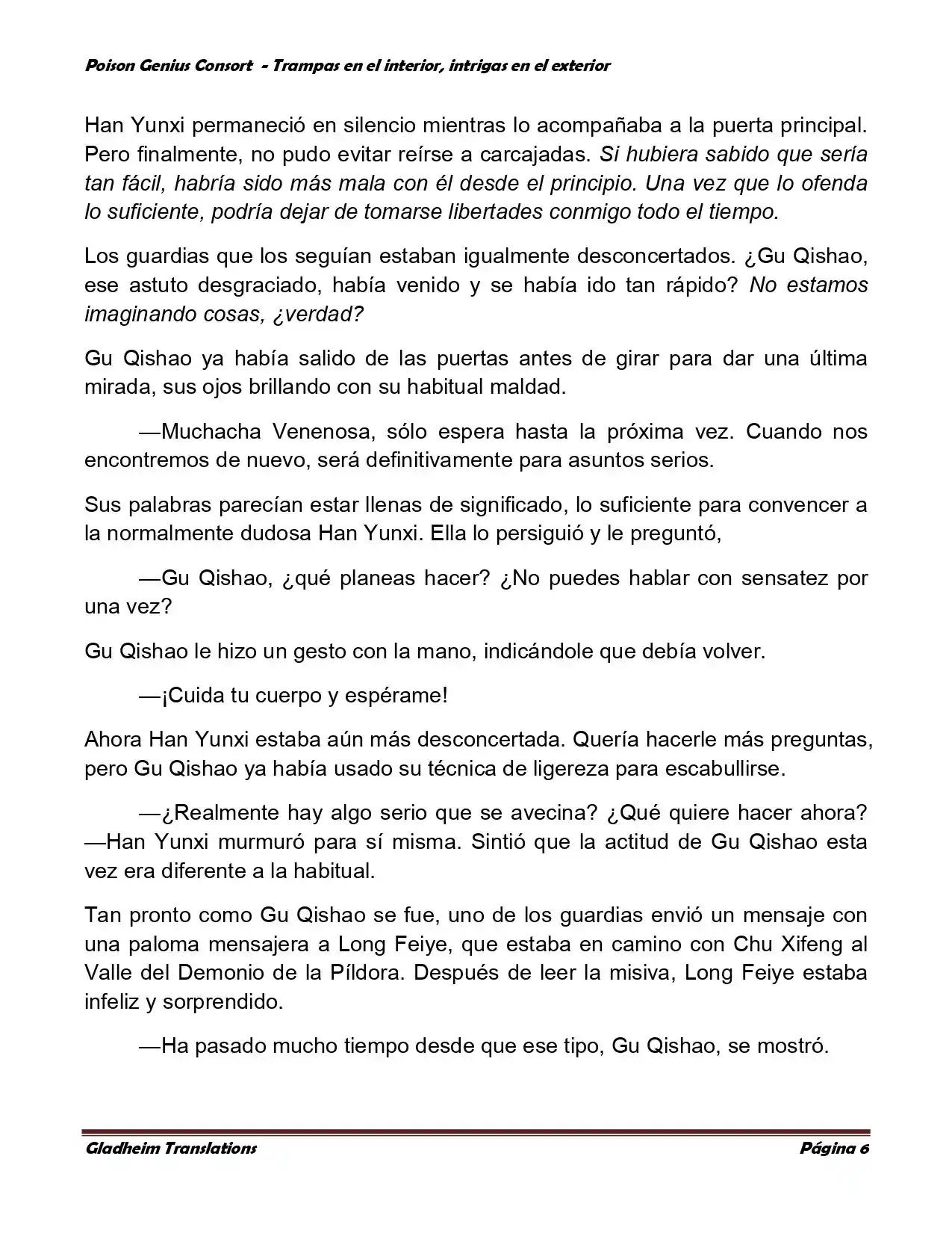 Poison Genious Consort (Novela) - Capítulo 358 - Página 6 - LectorTMOo