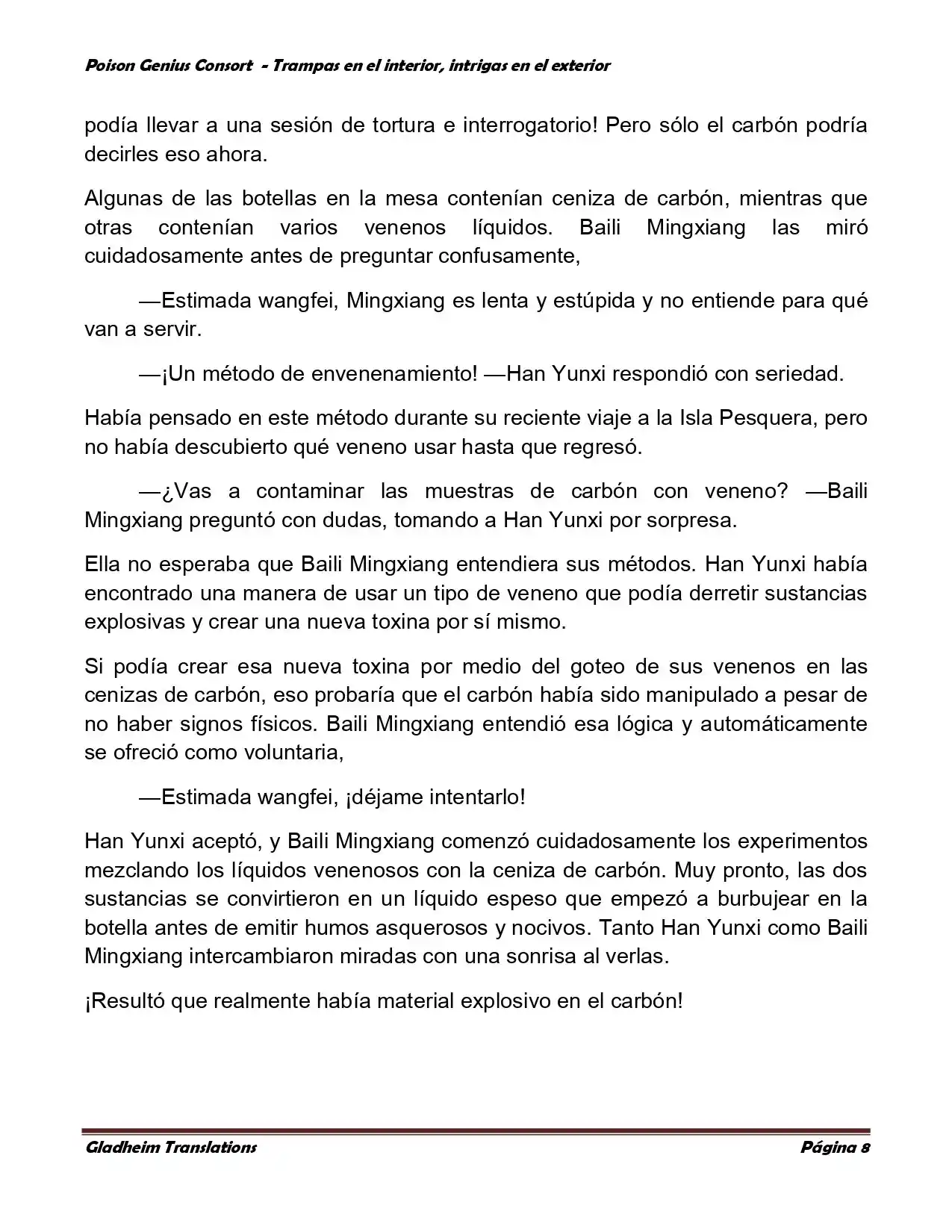 Poison Genious Consort (Novela) - Capítulo 358 - Página 8 - LectorTMOo