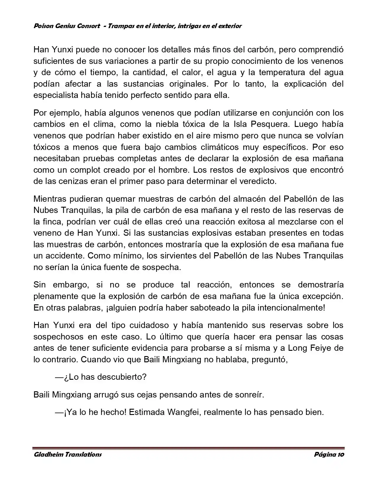Poison Genious Consort (Novela) - Capítulo 358 - Página 10 - LectorTMOo