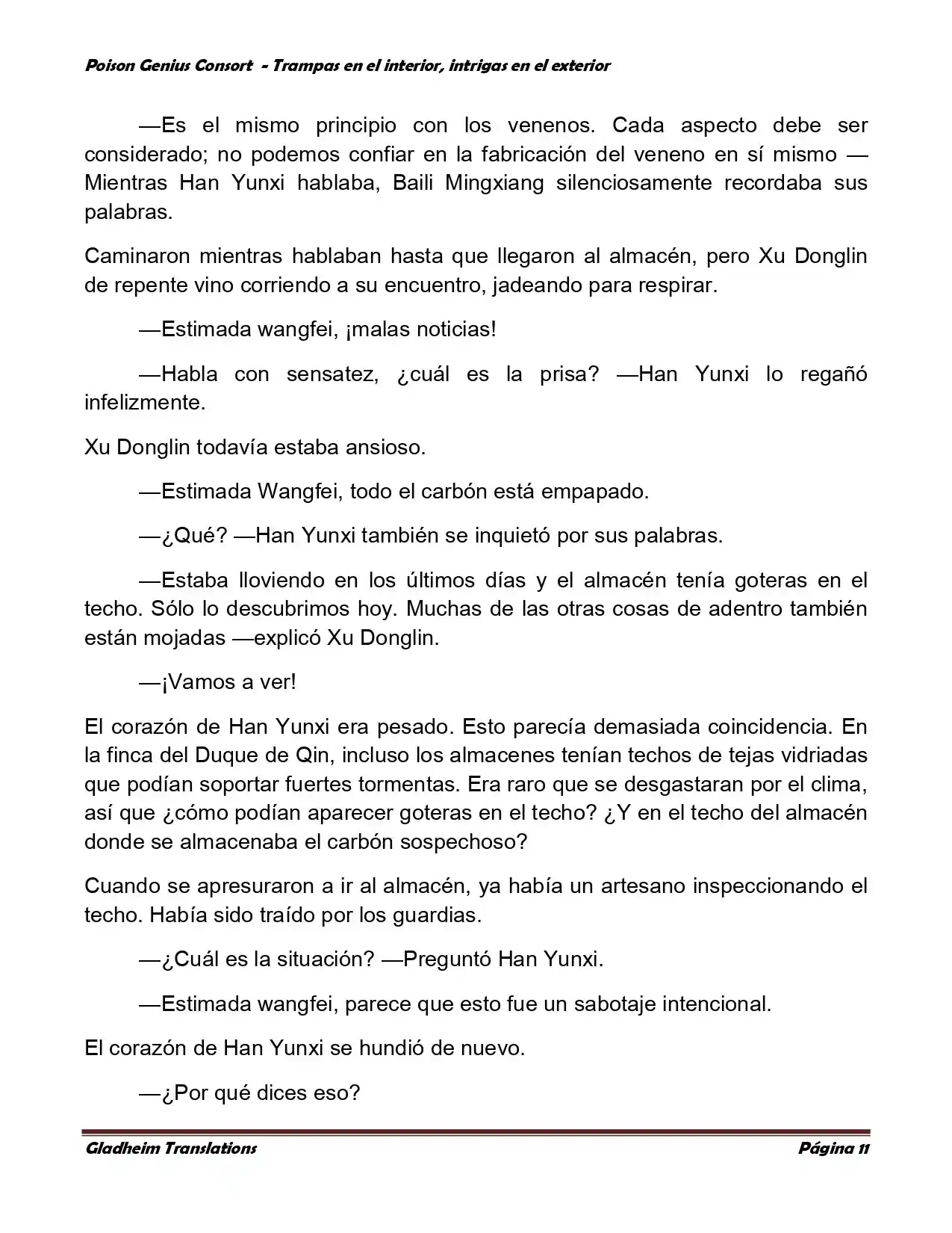 Poison Genious Consort (Novela) - Capítulo 358 - Página 11 - LectorTMOo