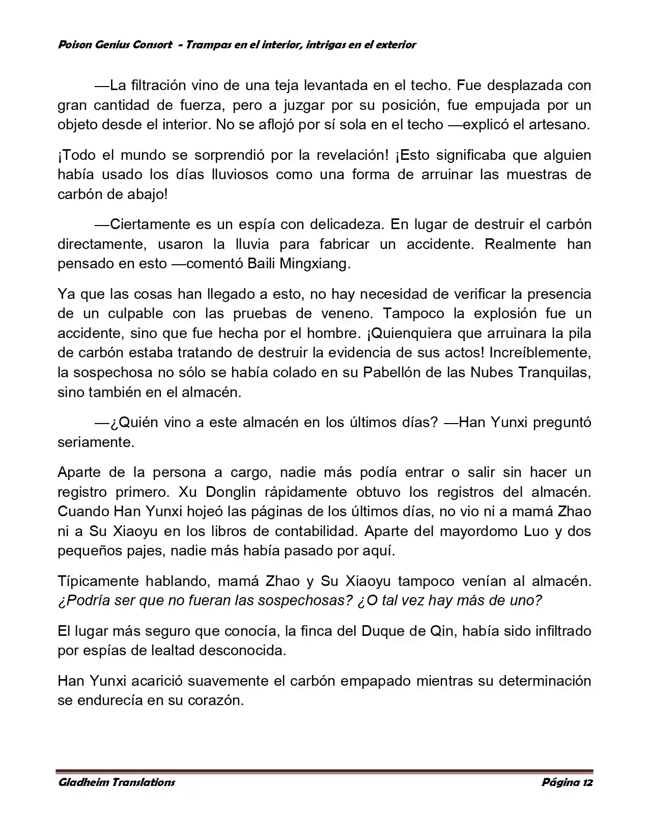 Poison Genious Consort (Novela) - Capítulo 358 - Página 12 - LectorTMOo
