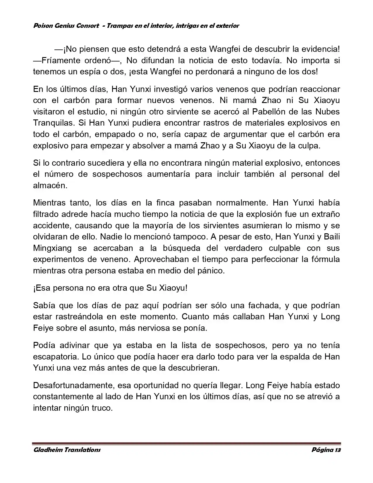 Poison Genious Consort (Novela) - Capítulo 358 - Página 13 - LectorTMOo