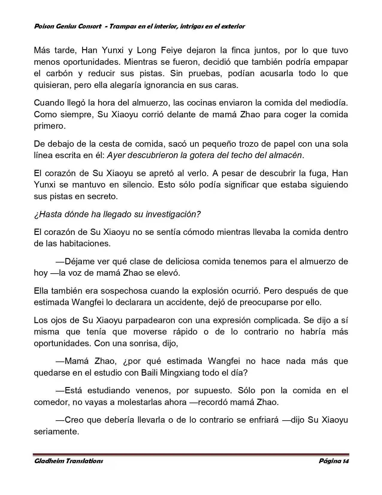 Poison Genious Consort (Novela) - Capítulo 358 - Página 14 - LectorTMOo