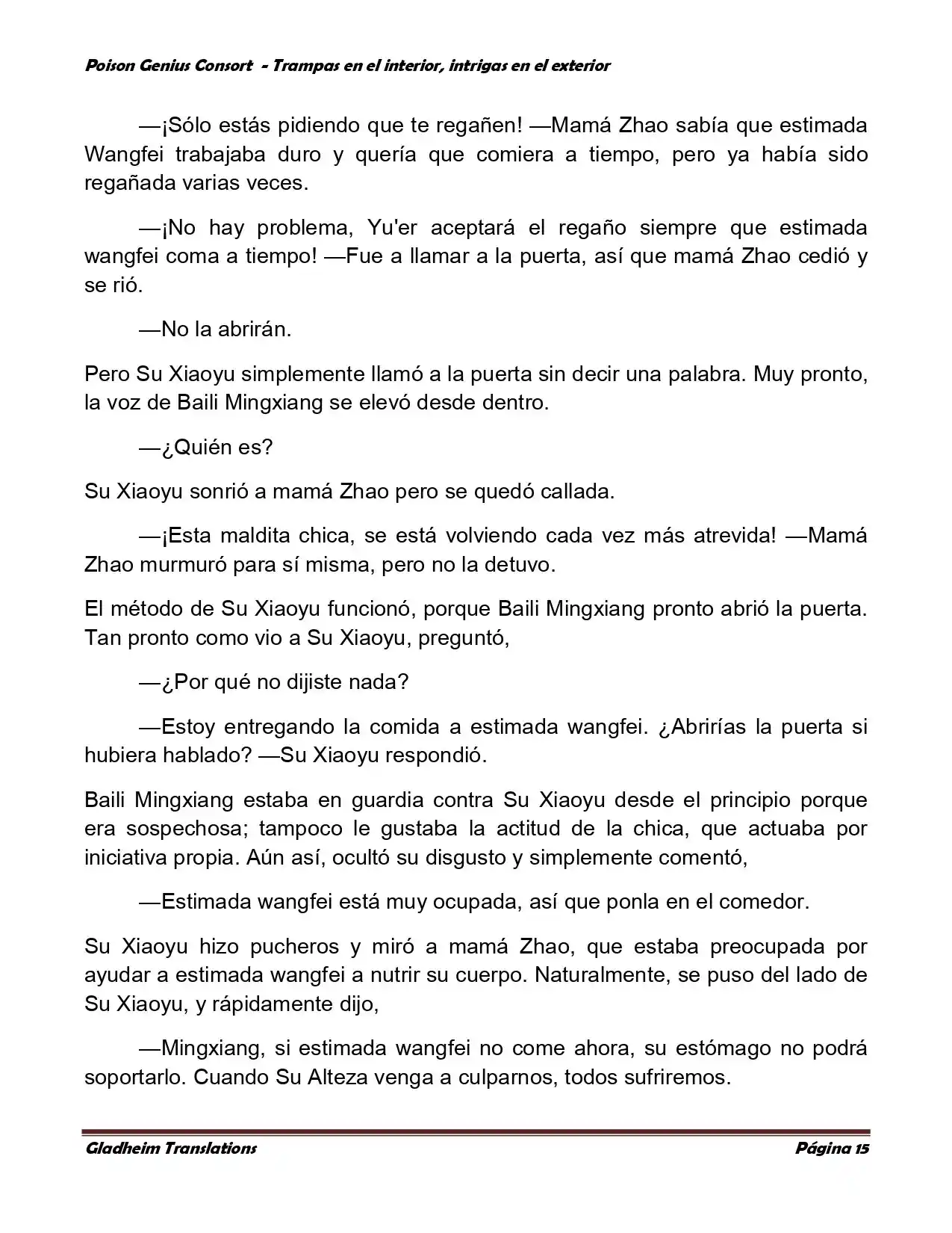 Poison Genious Consort (Novela) - Capítulo 358 - Página 15 - LectorTMOo