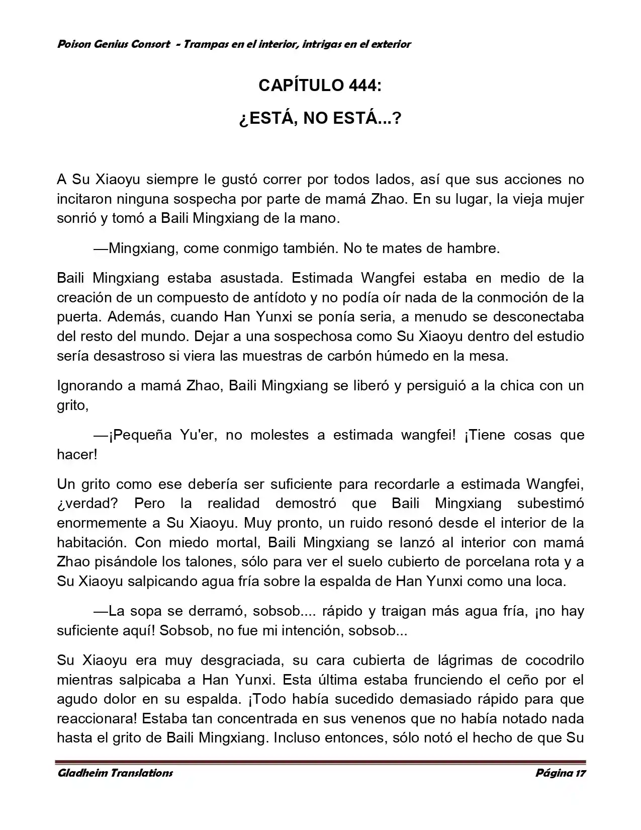 Poison Genious Consort (Novela) - Capítulo 358 - Página 17 - LectorTMOo