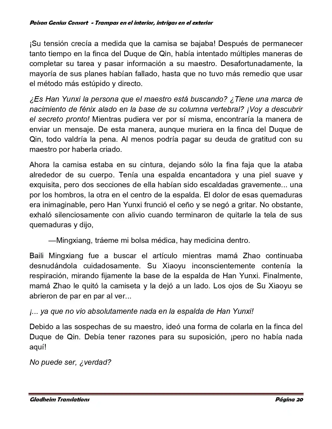 Poison Genious Consort (Novela) - Capítulo 358 - Página 20 - LectorTMOo