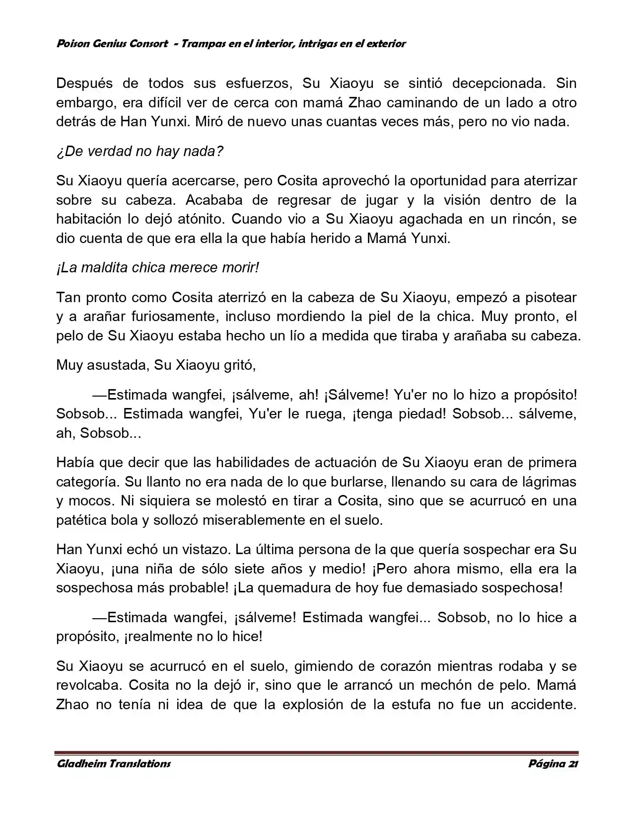 Poison Genious Consort (Novela) - Capítulo 358 - Página 21 - LectorTMOo