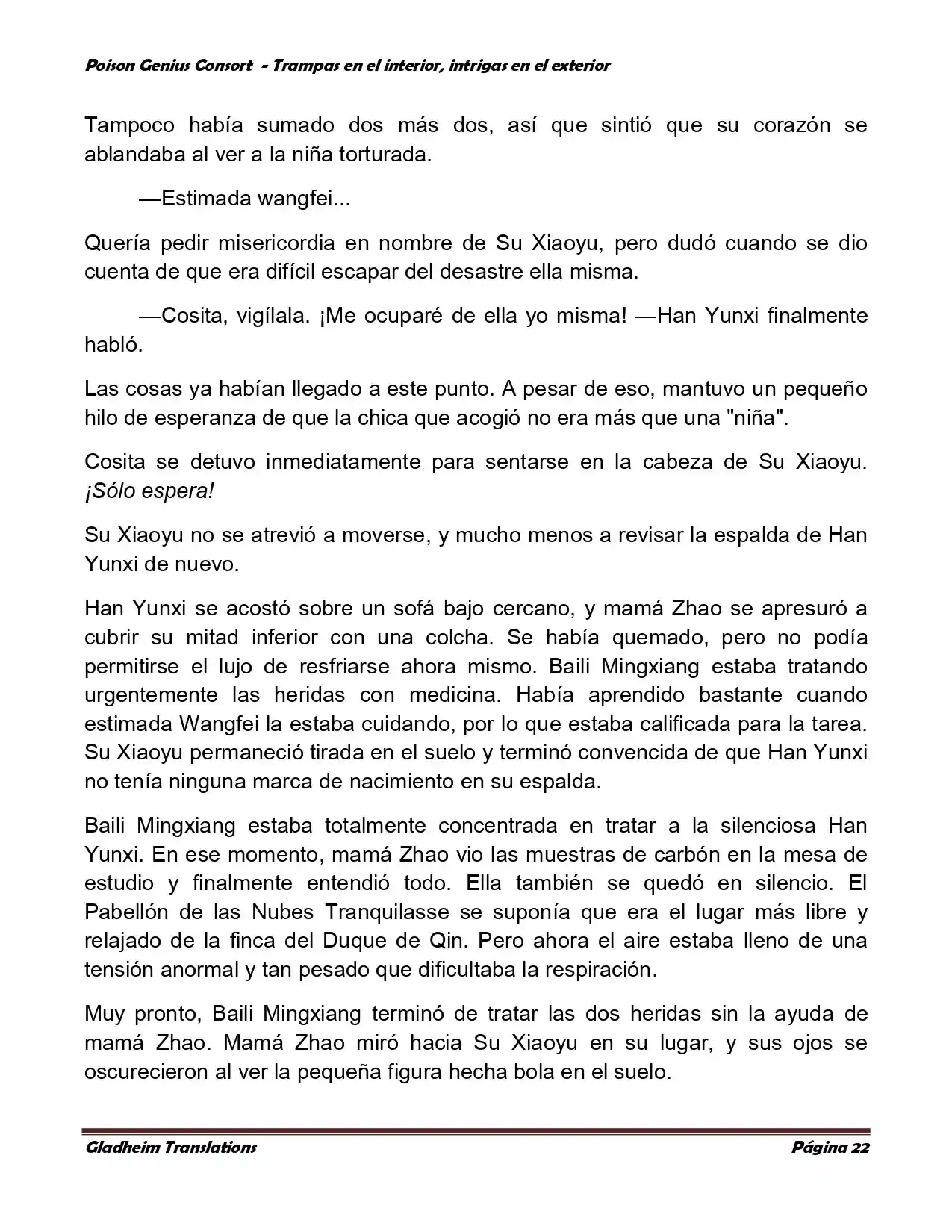 Poison Genious Consort (Novela) - Capítulo 358 - Página 22 - LectorTMOo