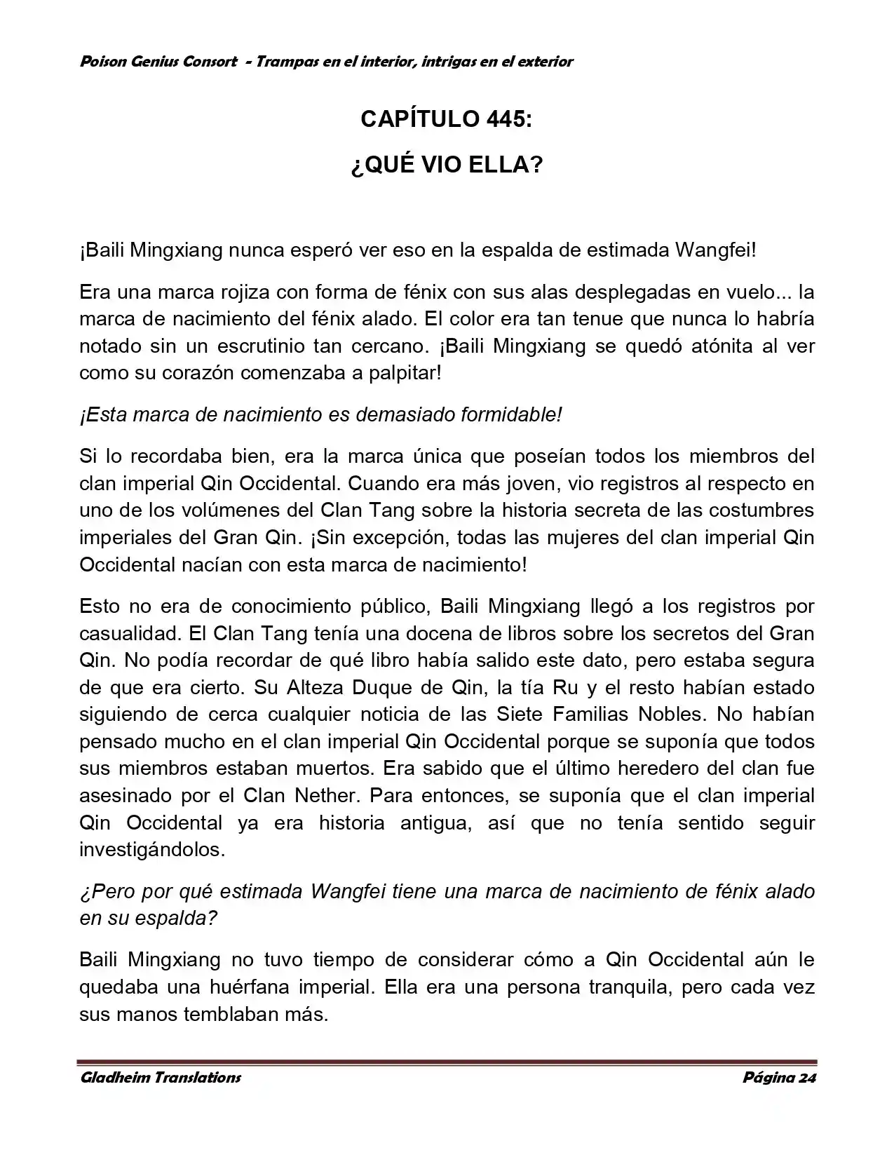 Poison Genious Consort (Novela) - Capítulo 358 - Página 24 - LectorTMOo