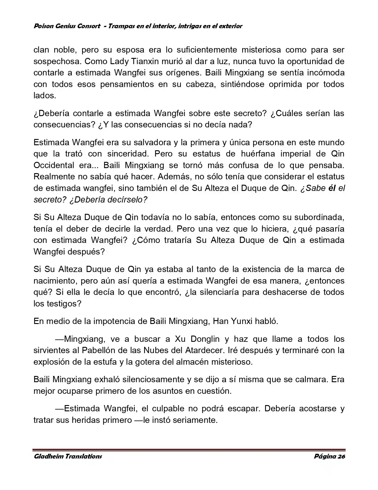 Poison Genious Consort (Novela) - Capítulo 358 - Página 26 - LectorTMOo