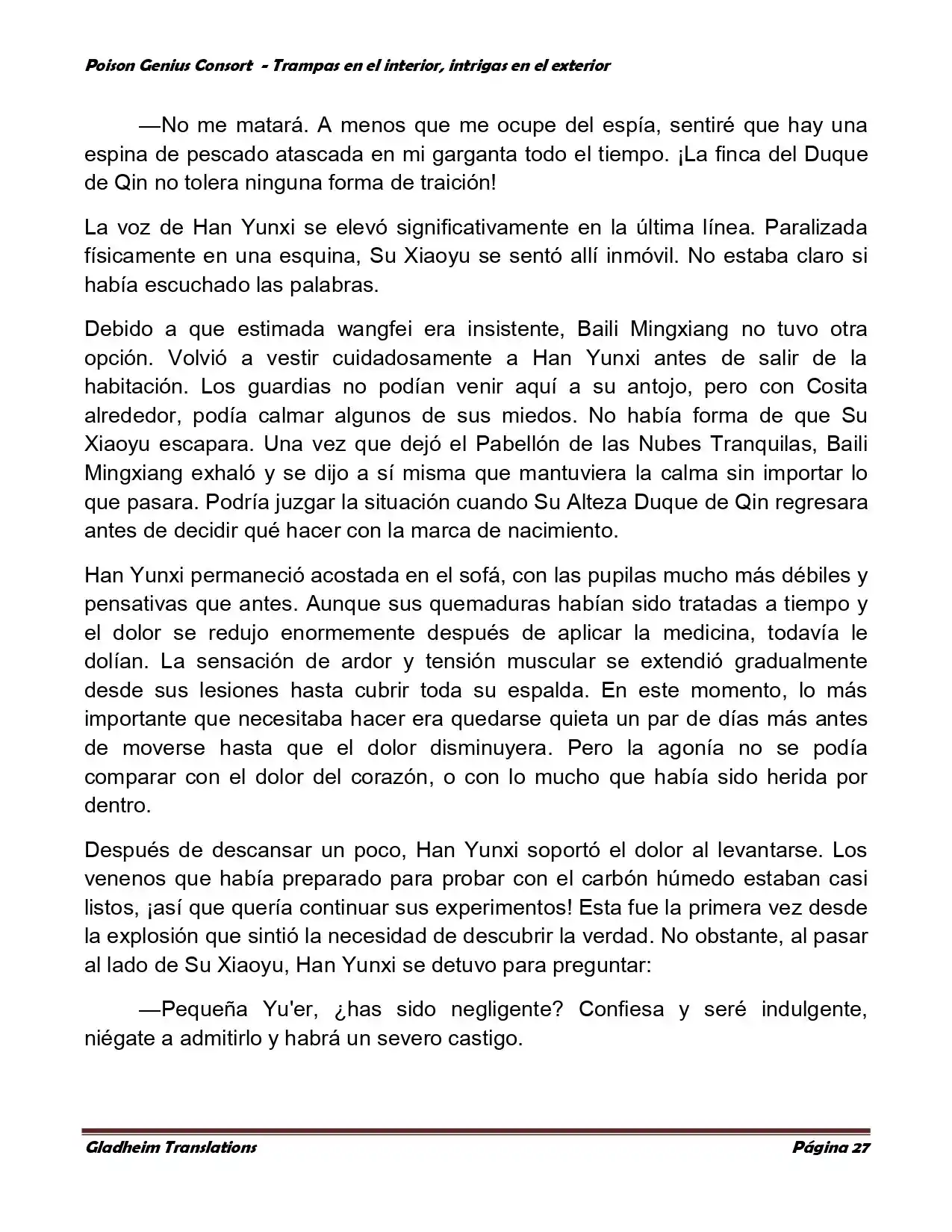Poison Genious Consort (Novela) - Capítulo 358 - Página 27 - LectorTMOo