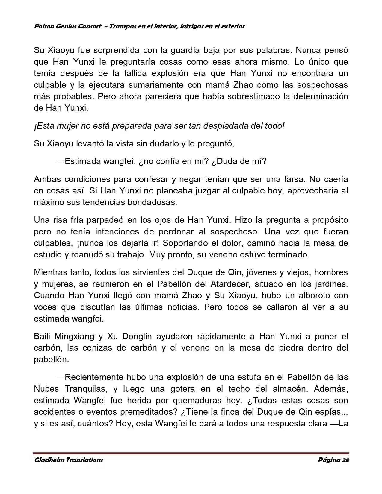 Poison Genious Consort (Novela) - Capítulo 358 - Página 28 - LectorTMOo
