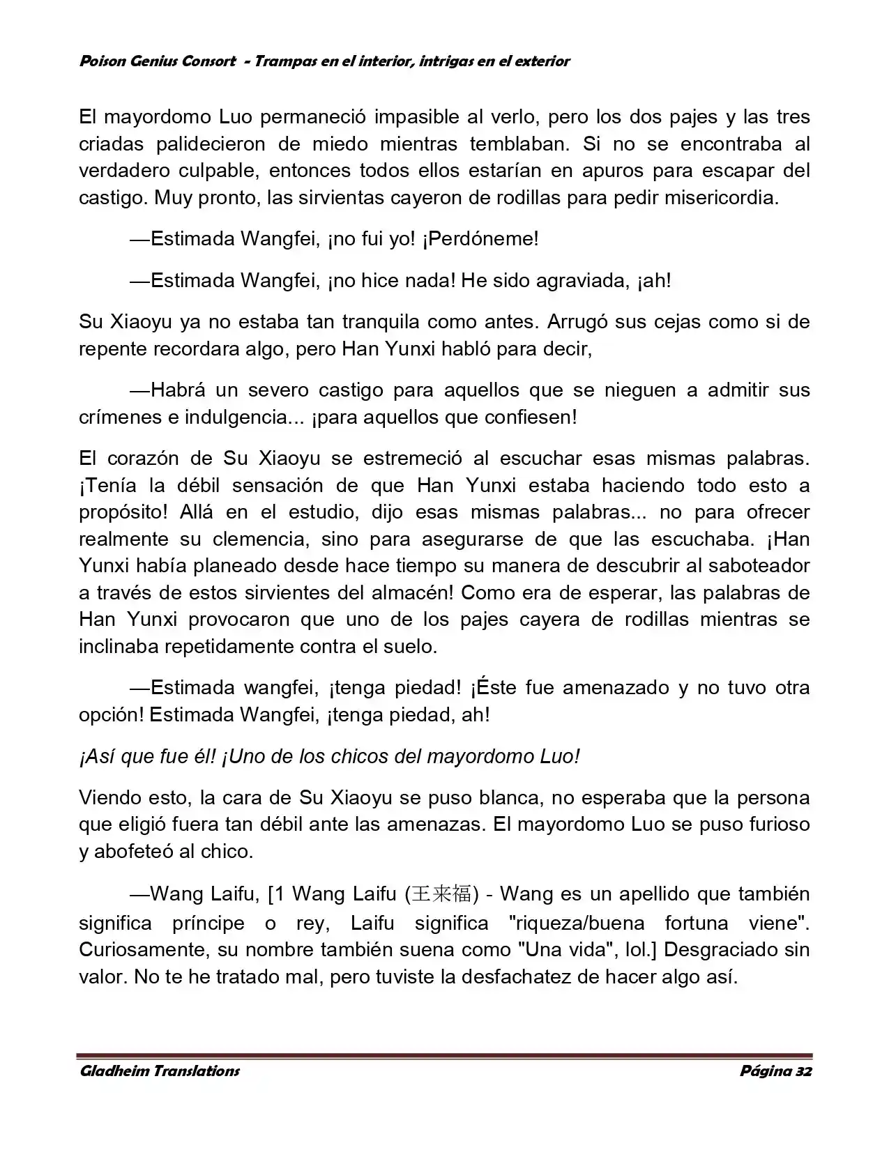 Poison Genious Consort (Novela) - Capítulo 358 - Página 32 - LectorTMOo