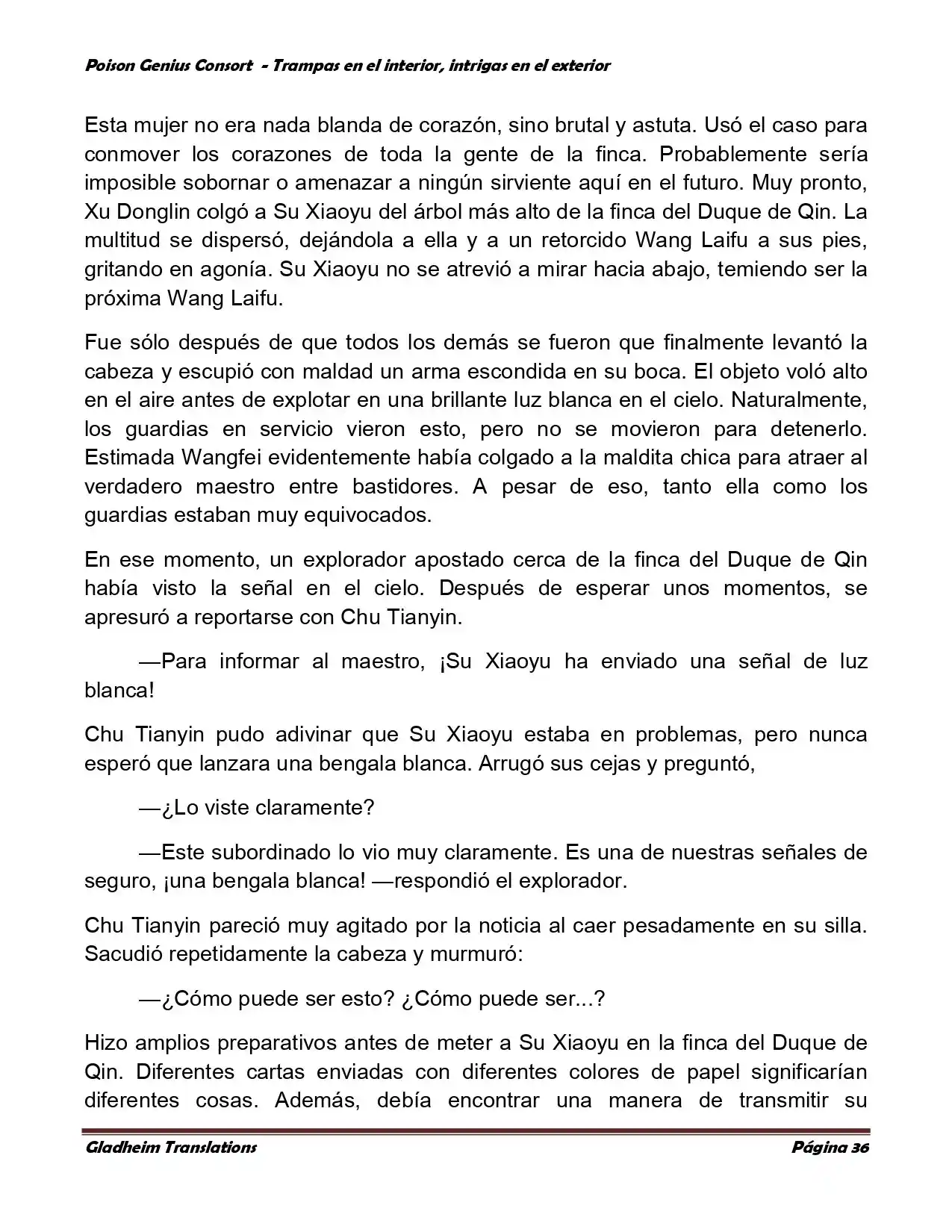 Poison Genious Consort (Novela) - Capítulo 358 - Página 36 - LectorTMOo