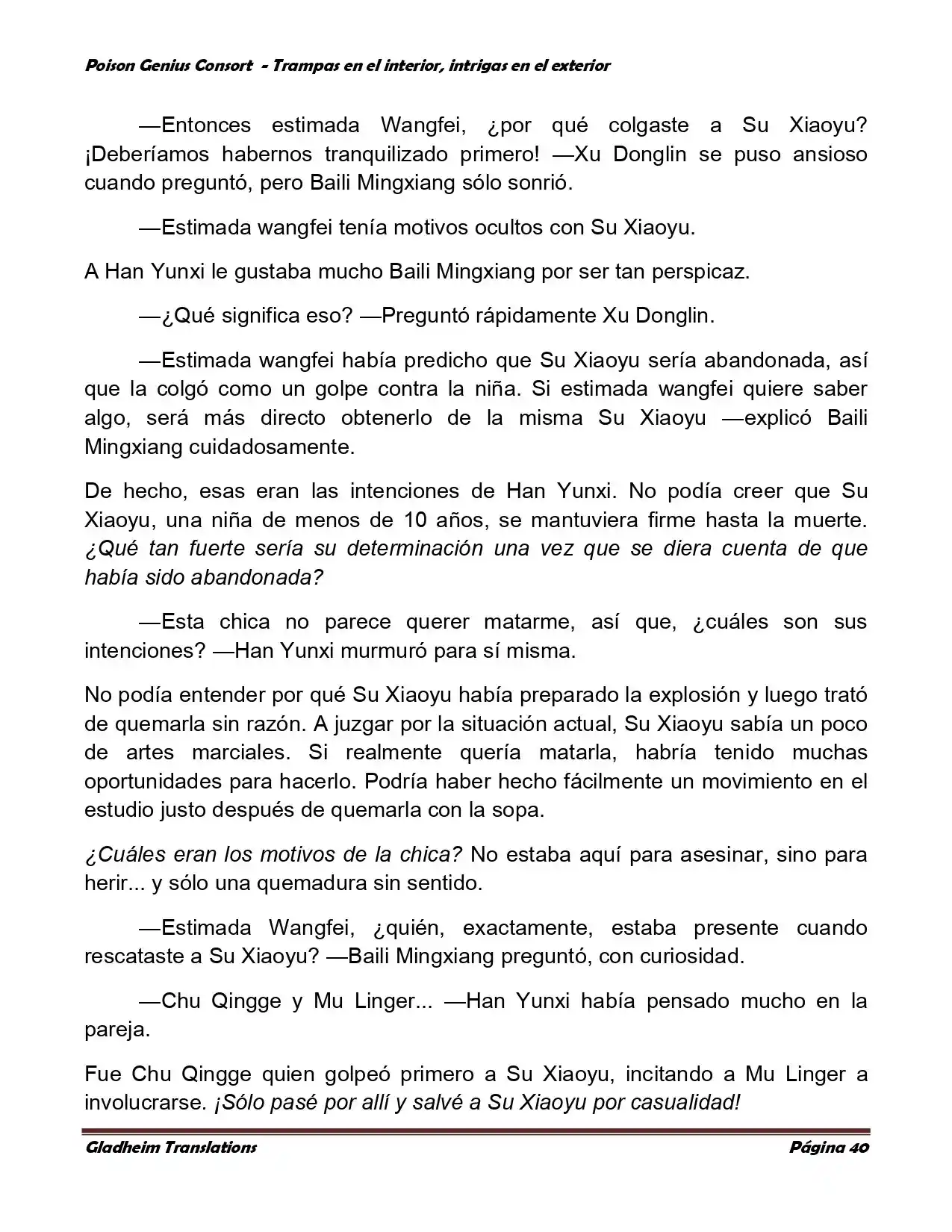 Poison Genious Consort (Novela) - Capítulo 358 - Página 40 - LectorTMOo