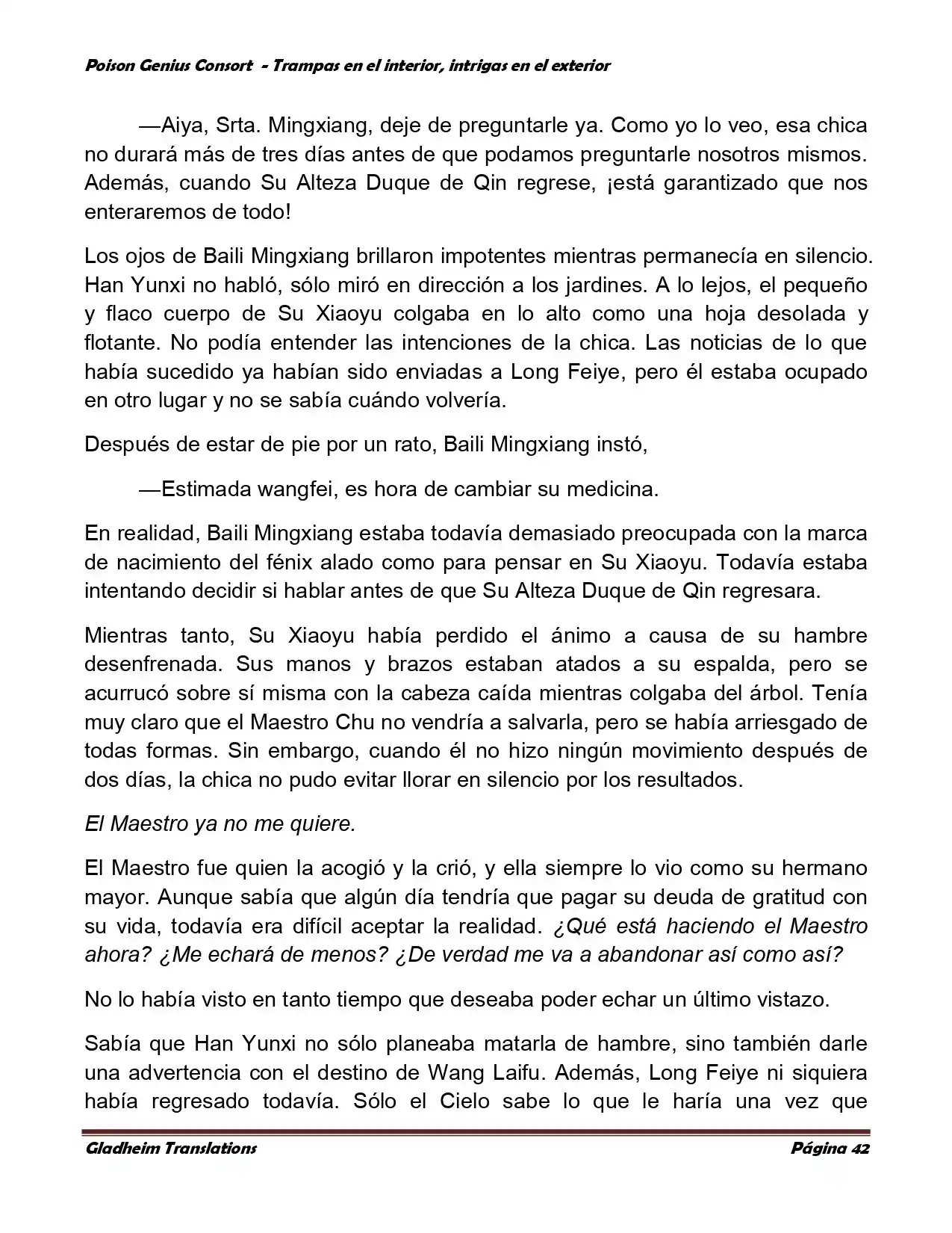 Poison Genious Consort (Novela) - Capítulo 358 - Página 42 - LectorTMOo