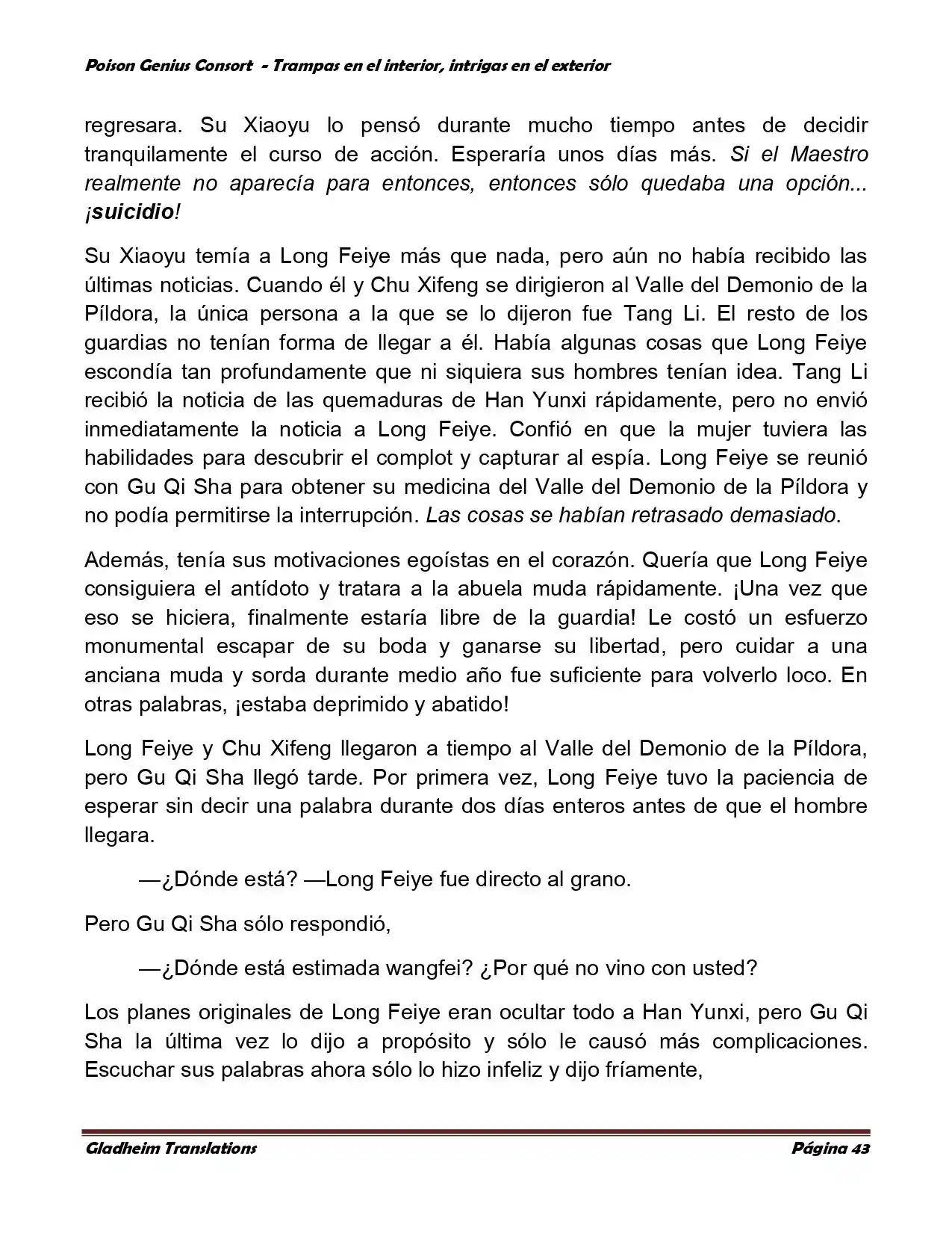 Poison Genious Consort (Novela) - Capítulo 358 - Página 43 - LectorTMOo