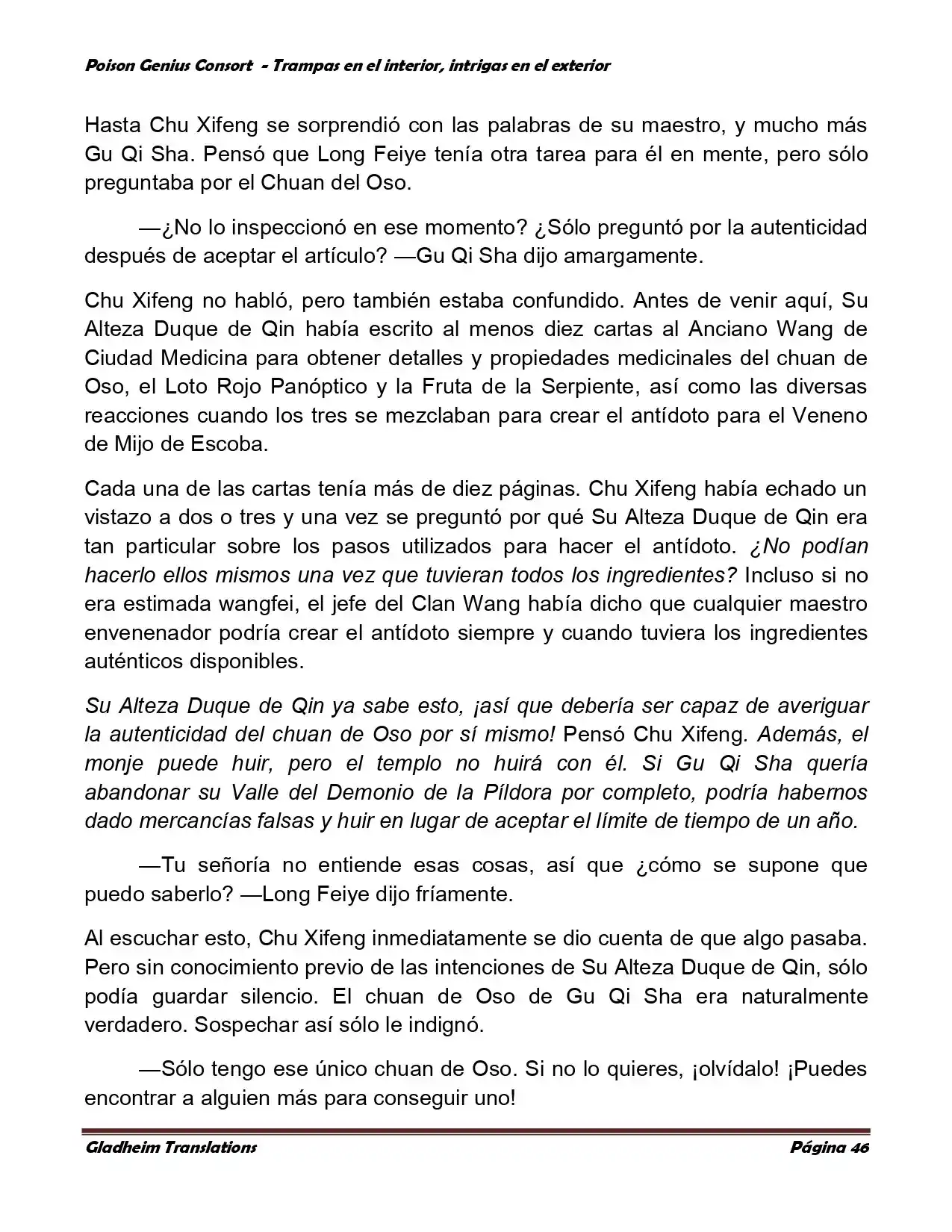 Poison Genious Consort (Novela) - Capítulo 358 - Página 46 - LectorTMOo