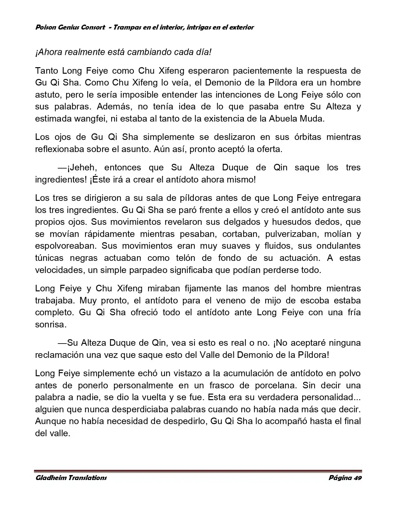 Poison Genious Consort (Novela) - Capítulo 358 - Página 49 - LectorTMOo