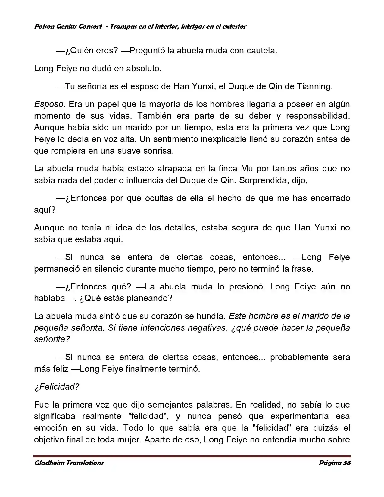 Poison Genious Consort (Novela) - Capítulo 358 - Página 61 - LectorTMOo