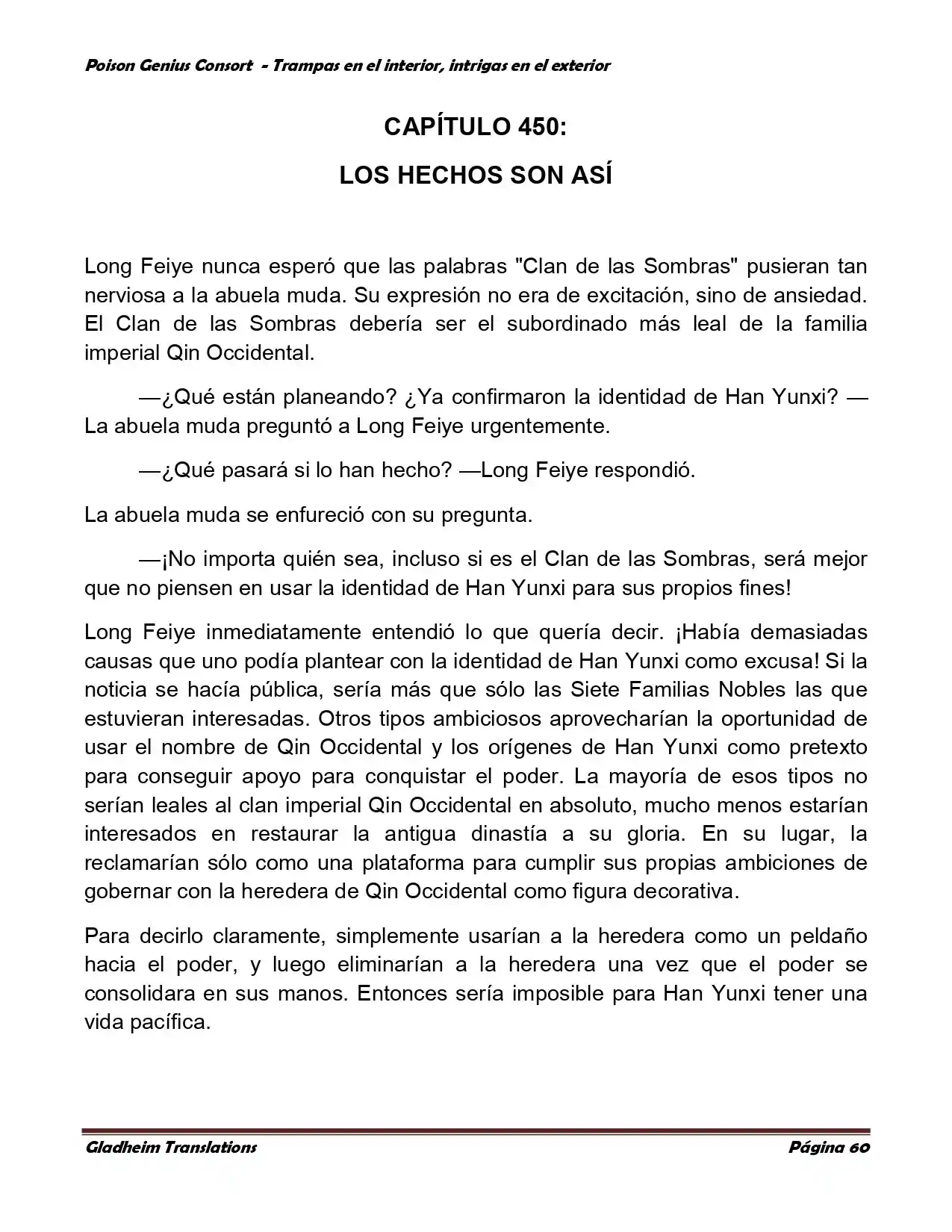 Poison Genious Consort (Novela) - Capítulo 358 - Página 66 - LectorTMOo