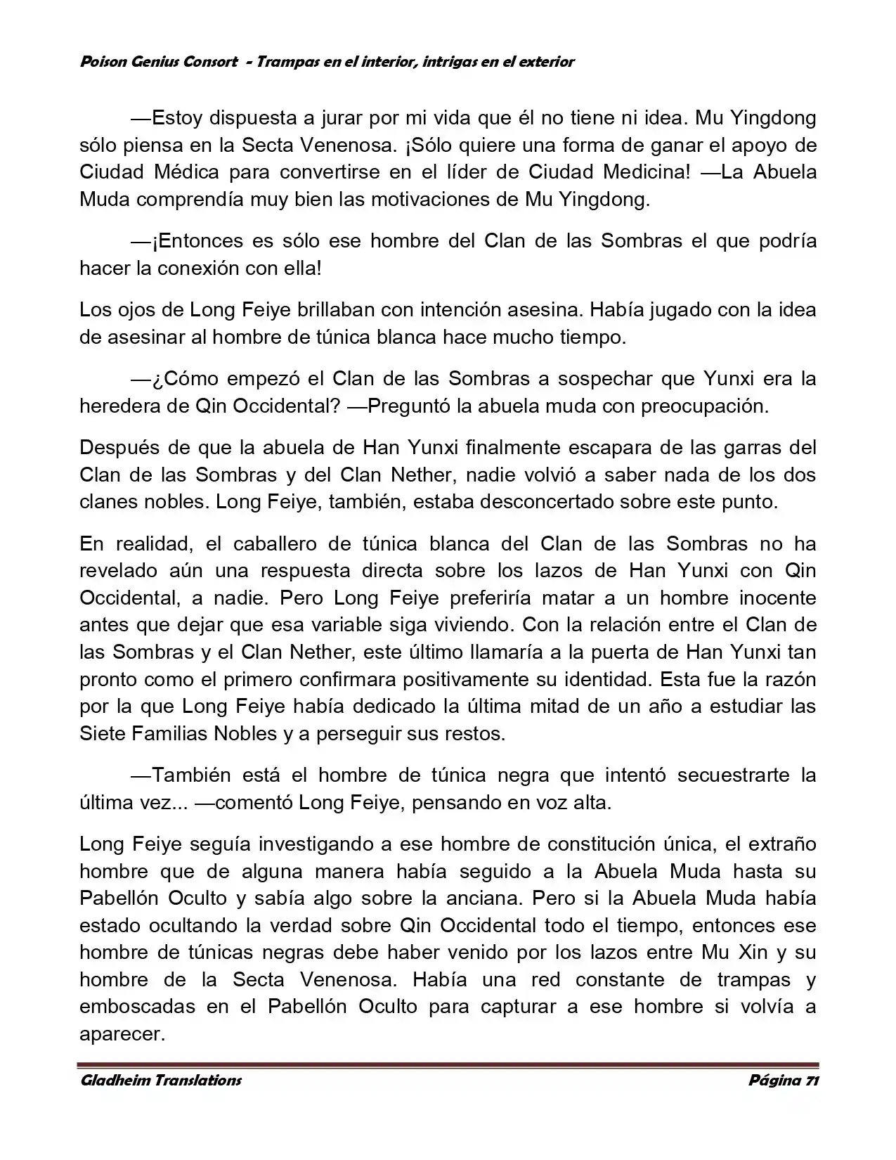 Poison Genious Consort (Novela) - Capítulo 358 - Página 85 - LectorTMOo
