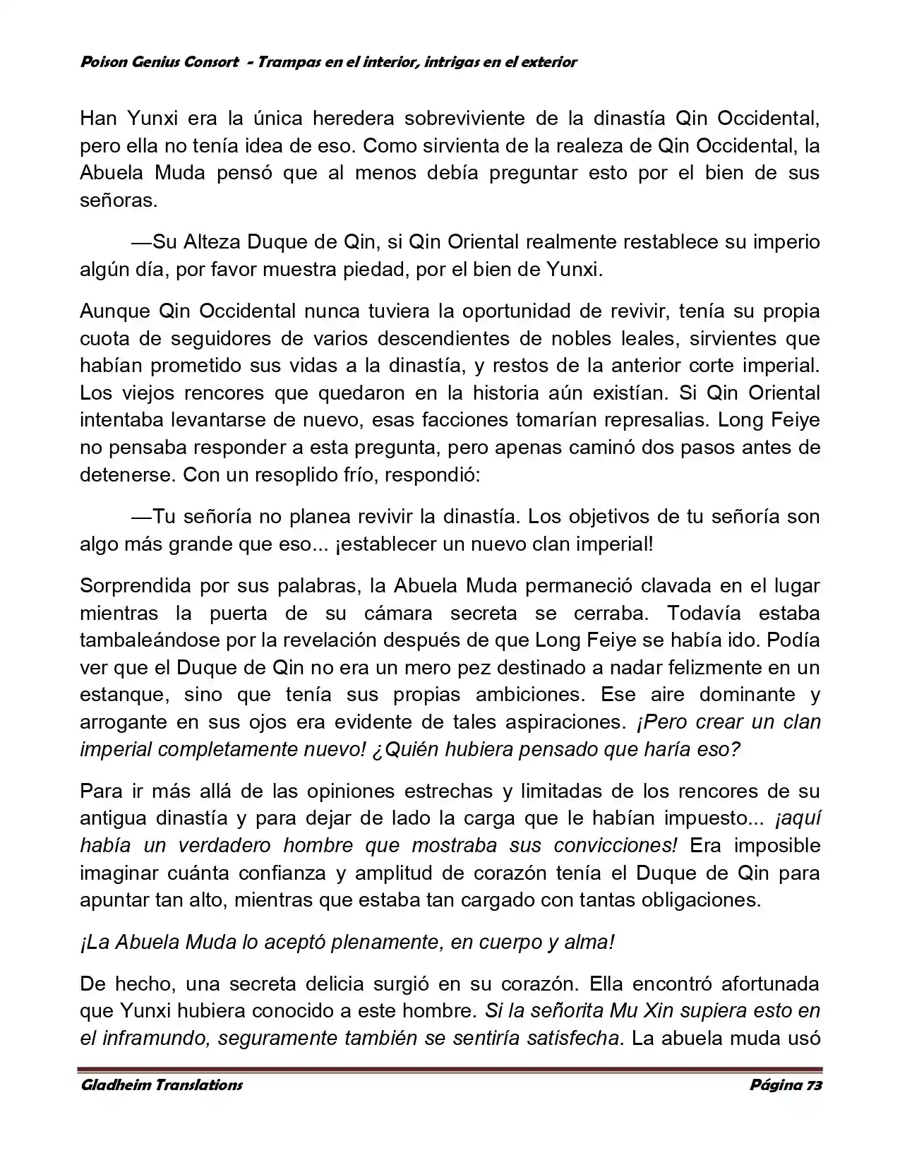 Poison Genious Consort (Novela) - Capítulo 358 - Página 90 - LectorTMOo