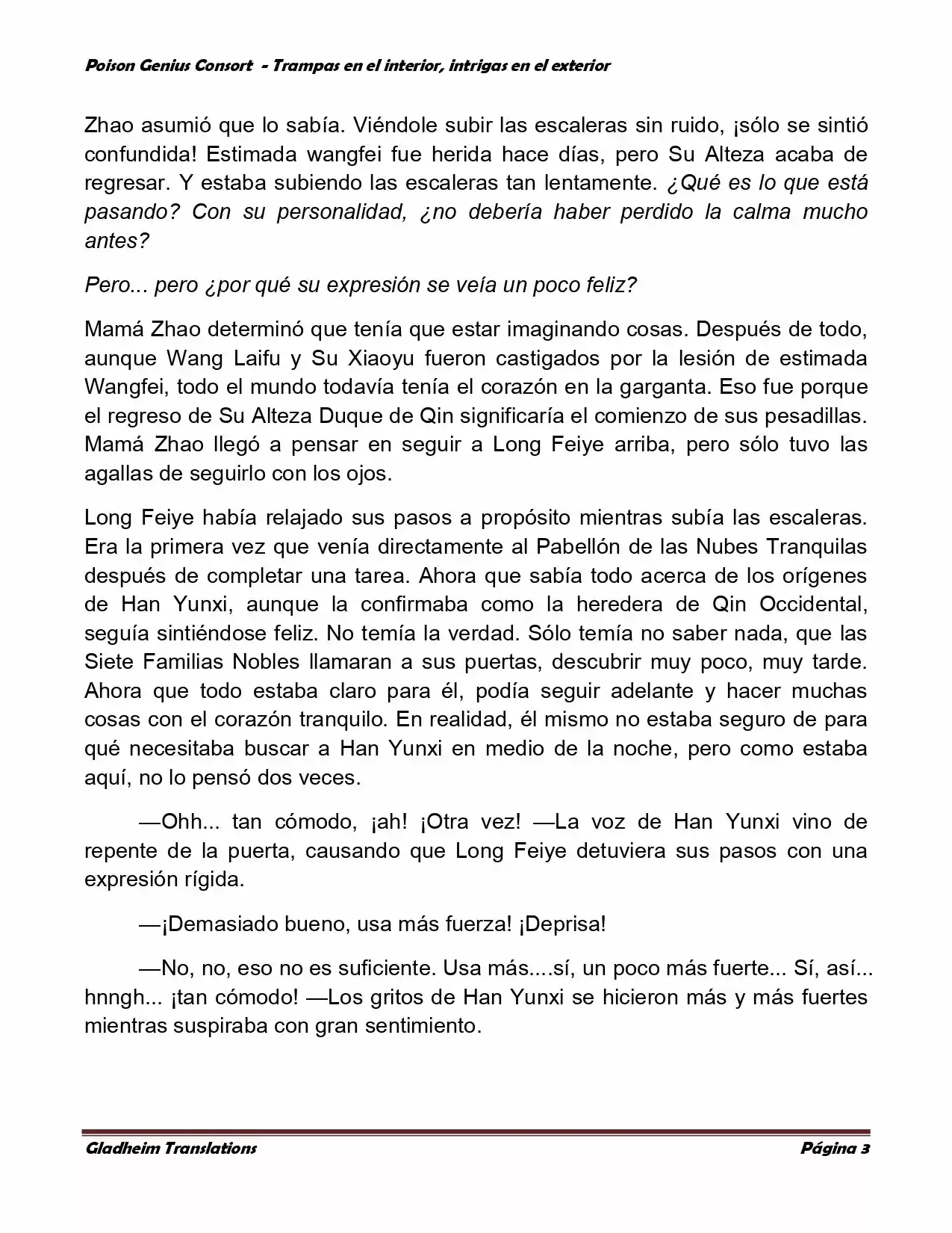Poison Genious Consort (Novela) - Capítulo 359 - Página 3 - LectorTMOo