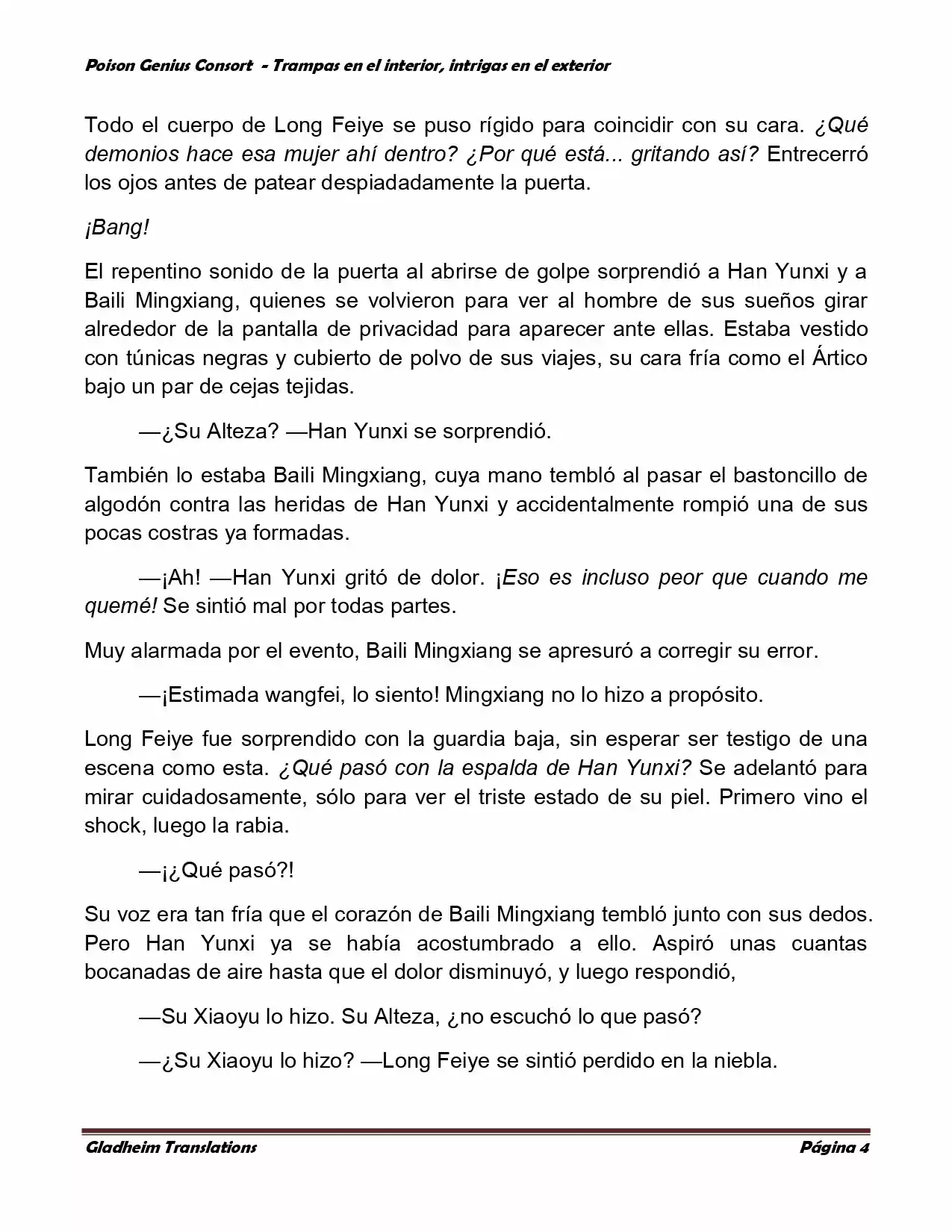 Poison Genious Consort (Novela) - Capítulo 359 - Página 4 - LectorTMOo