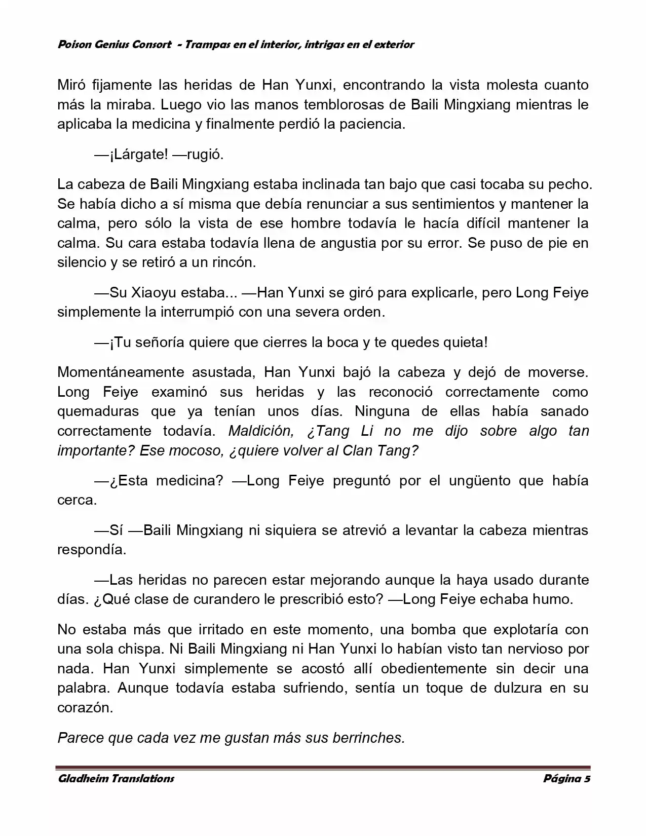 Poison Genious Consort (Novela) - Capítulo 359 - Página 5 - LectorTMOo
